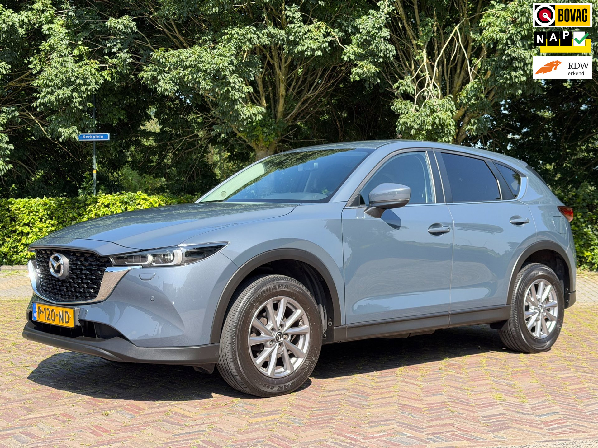 Mazda Mazda Cx-5 2.0 SkyActiv-G 165 Comfort, Polymetal Grey! Trekhaak, CarPlay, BOVAG Garantie 2022 - voorkant