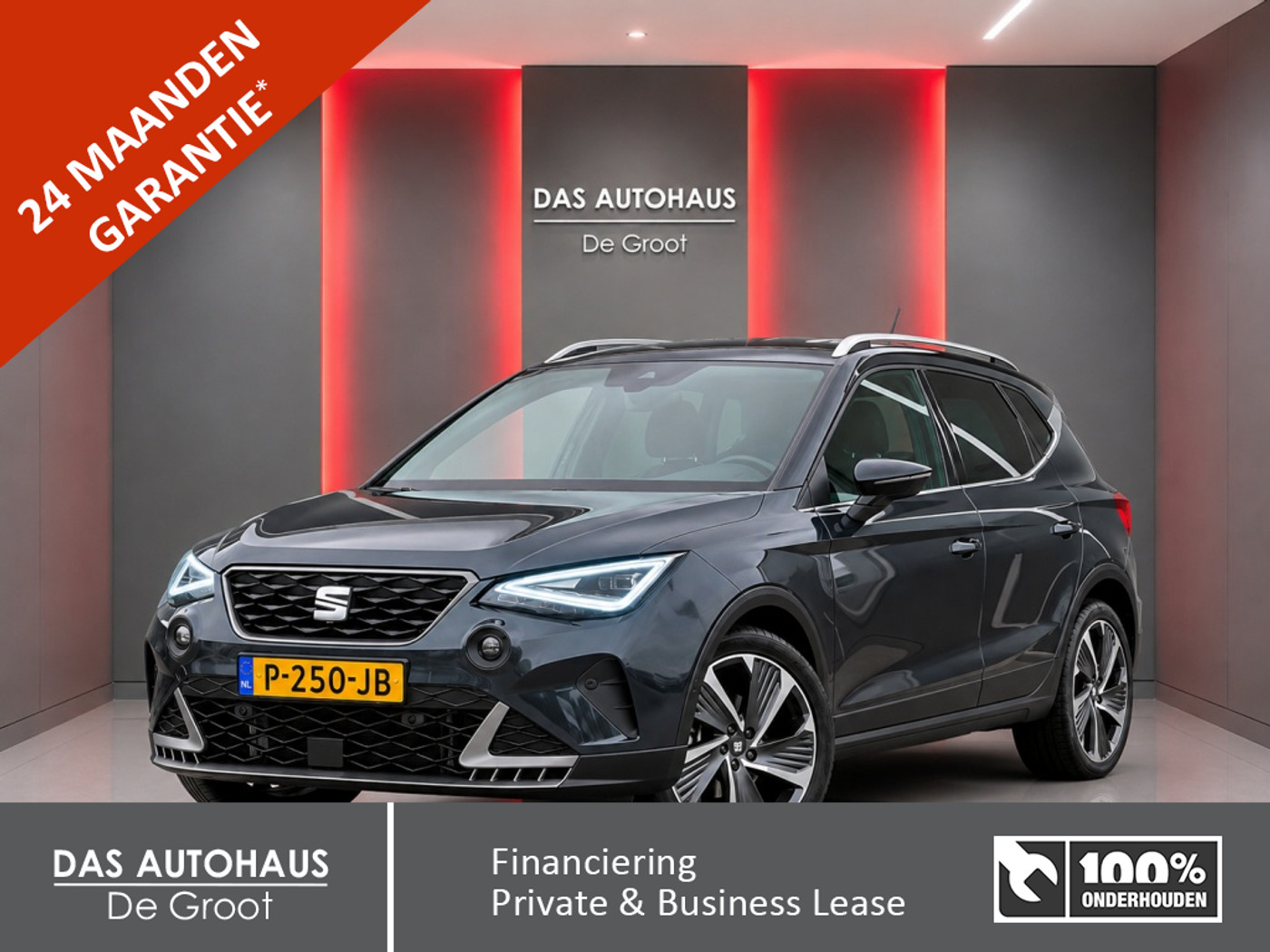 Seat Arona 1.0TSI 110pk DSG FR Business Intense | Camera | Trekhaak 2021 - voorkant
