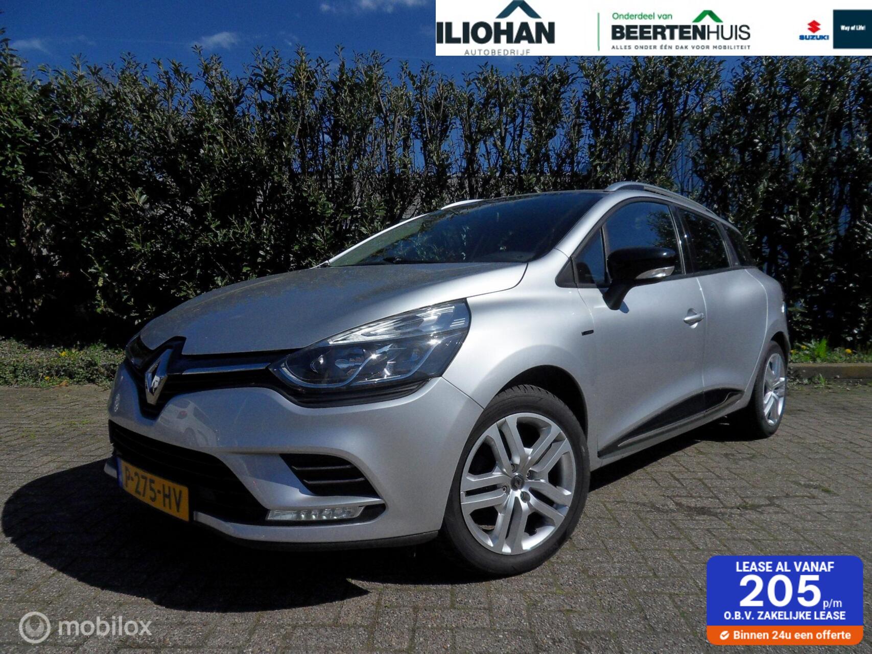 Renault Clio Estate 0.9 TCe Limited, All-Seasonbanden, Airco 2019 - voorkant