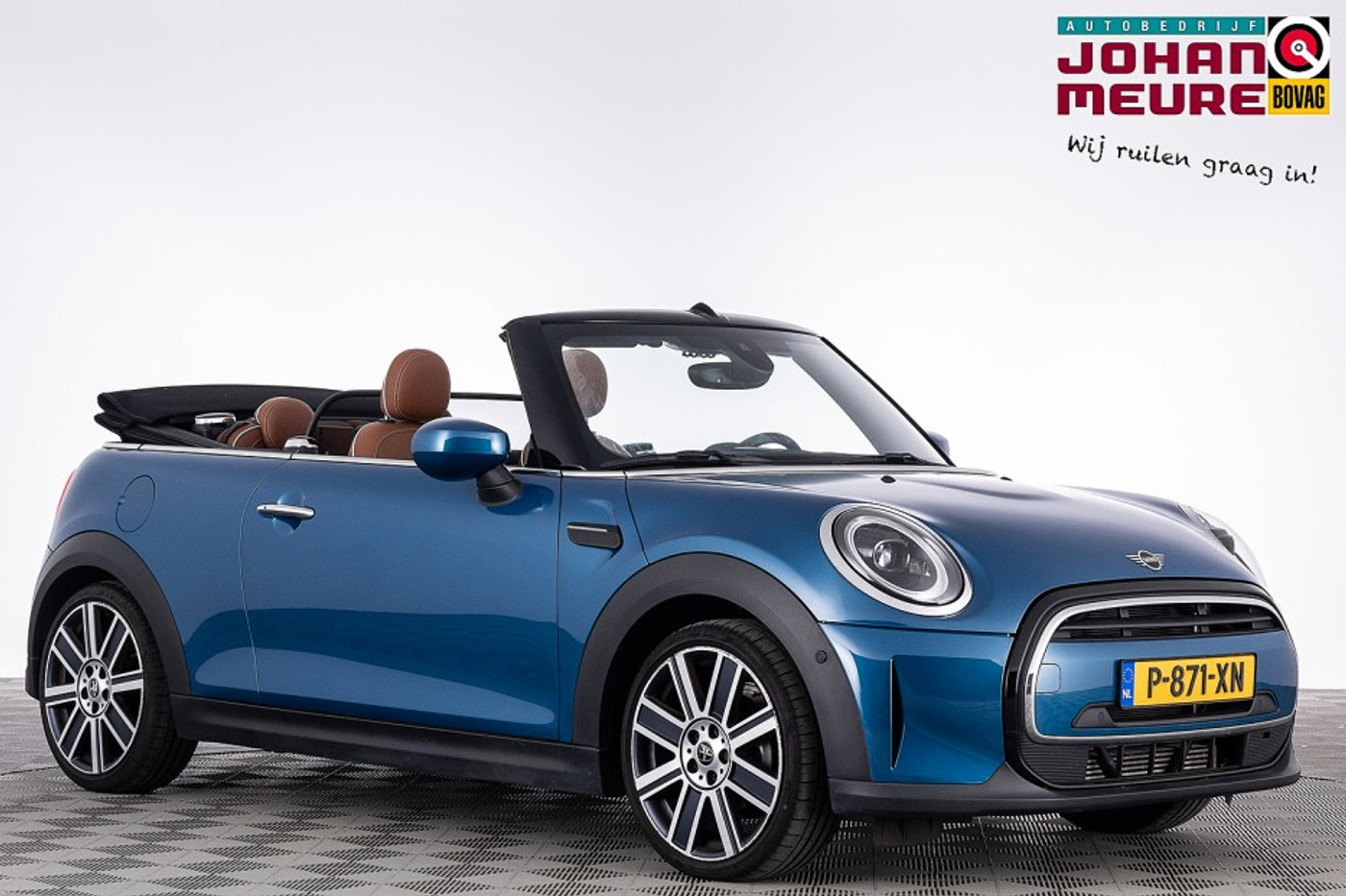 Mini Cooper Cabrio 1.5 Cooper MINI Yours Automaat | LEDER ✅ 1e Eigenaar 2022 - voorkant