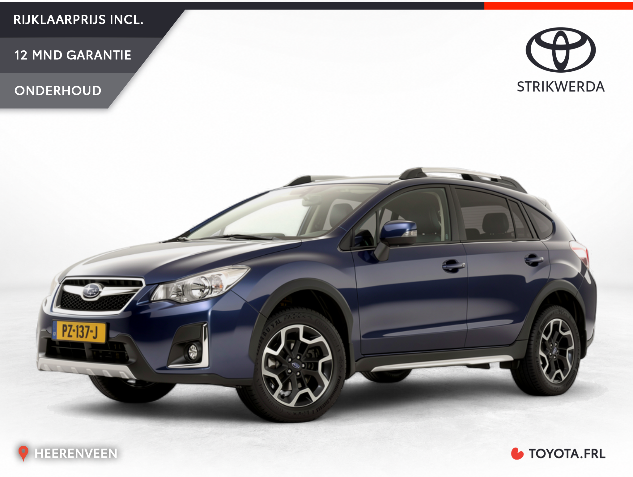 Subaru Subaru XV 2.0i Comfort AWD 85dkm Automaat VERKOCHT! 2017 - voorkant