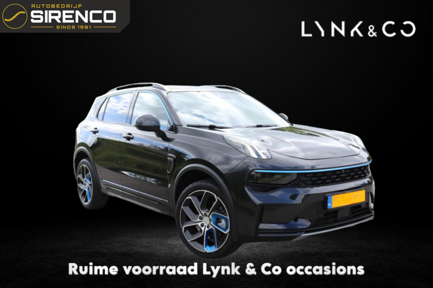Lynk&co LYNK & Co 01 1.5 | komt binnen | panodak | stoelverwarming |Android auto & Apple carplay |dab | adaptive cruise control | sfeerverlichting | 2022 - voorkant