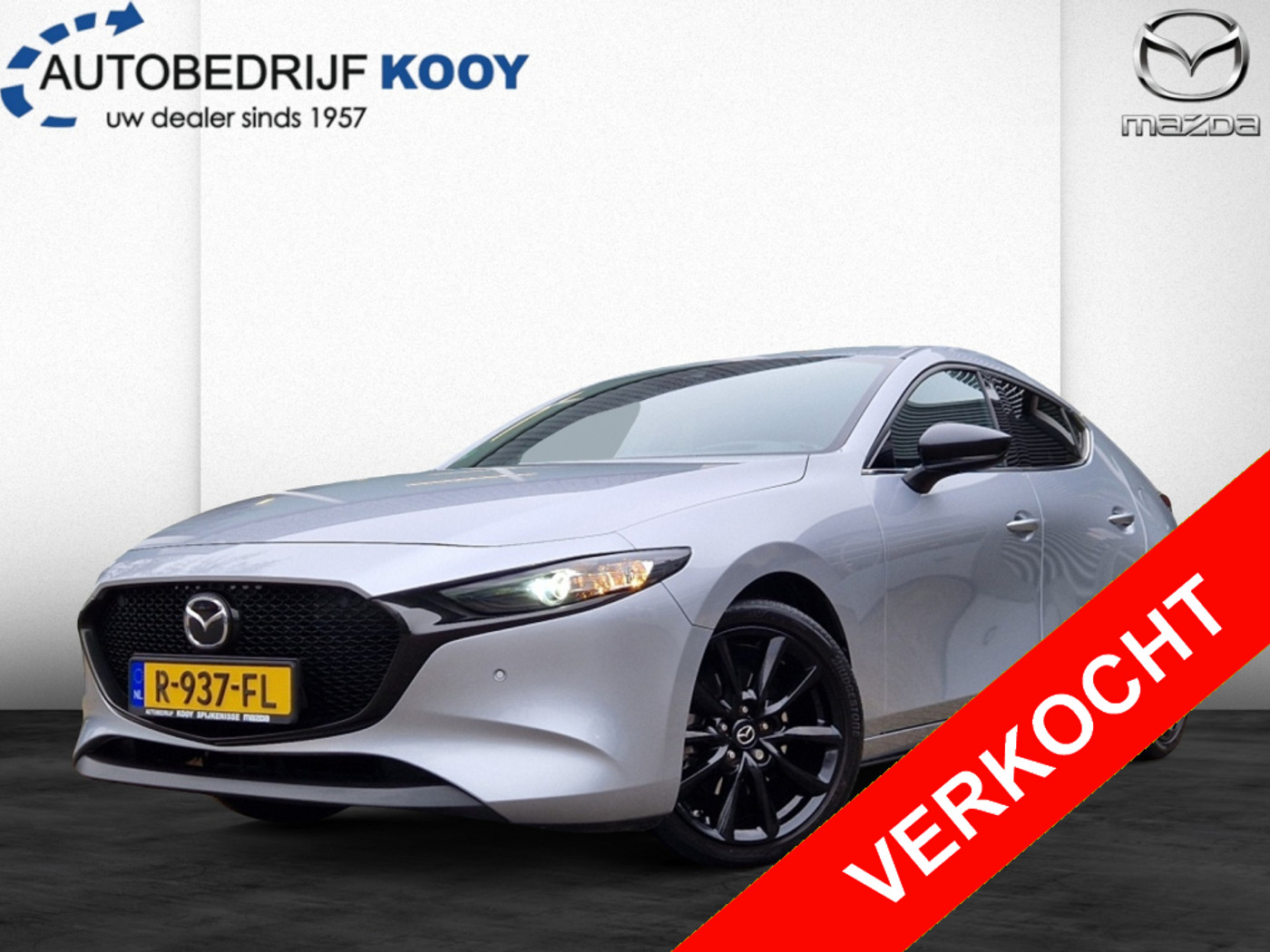 Mazda Mazda3 2.0 eSkyActiv-G Homura 150 / Stoelverw. voor / Carplay / Camera 2022 - voorkant