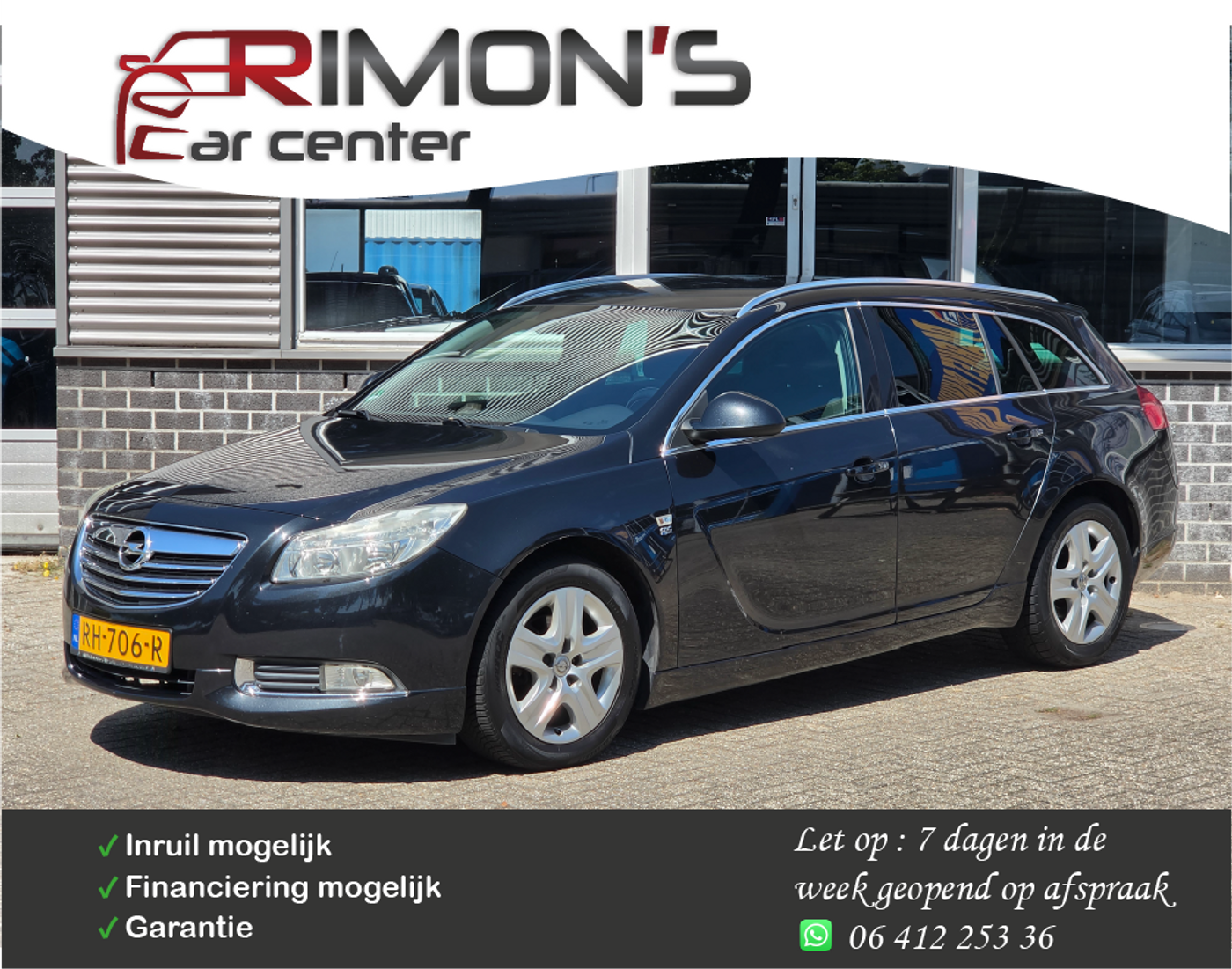 Opel Insignia Sports Tourer 1.6 Opc Line Airco 2010 - voorkant