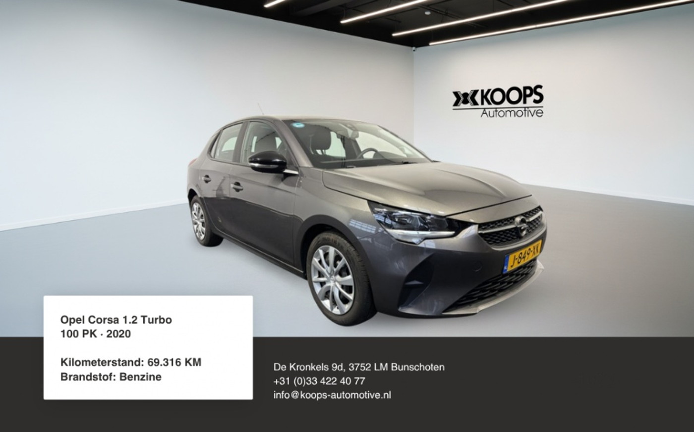 Opel Corsa 1.2 Edition 2020 - voorkant