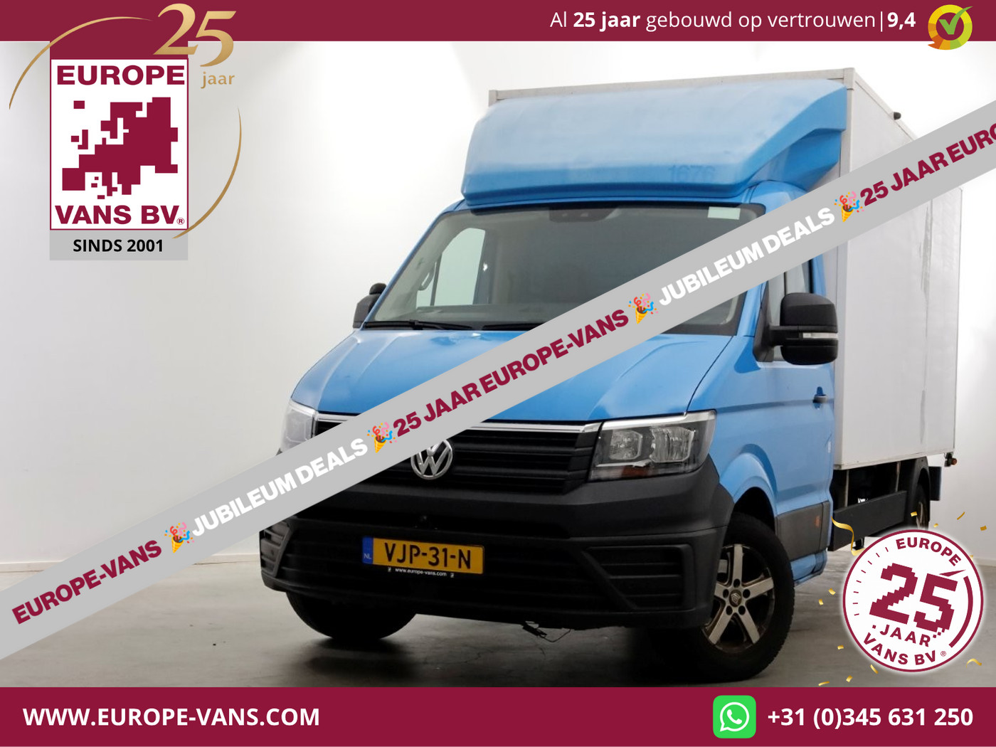 Volkswagen Crafter 35 2.0 TDI E6 Bakwagen met achterdeuren 2-Persoons 03-2021 2021 - voorkant