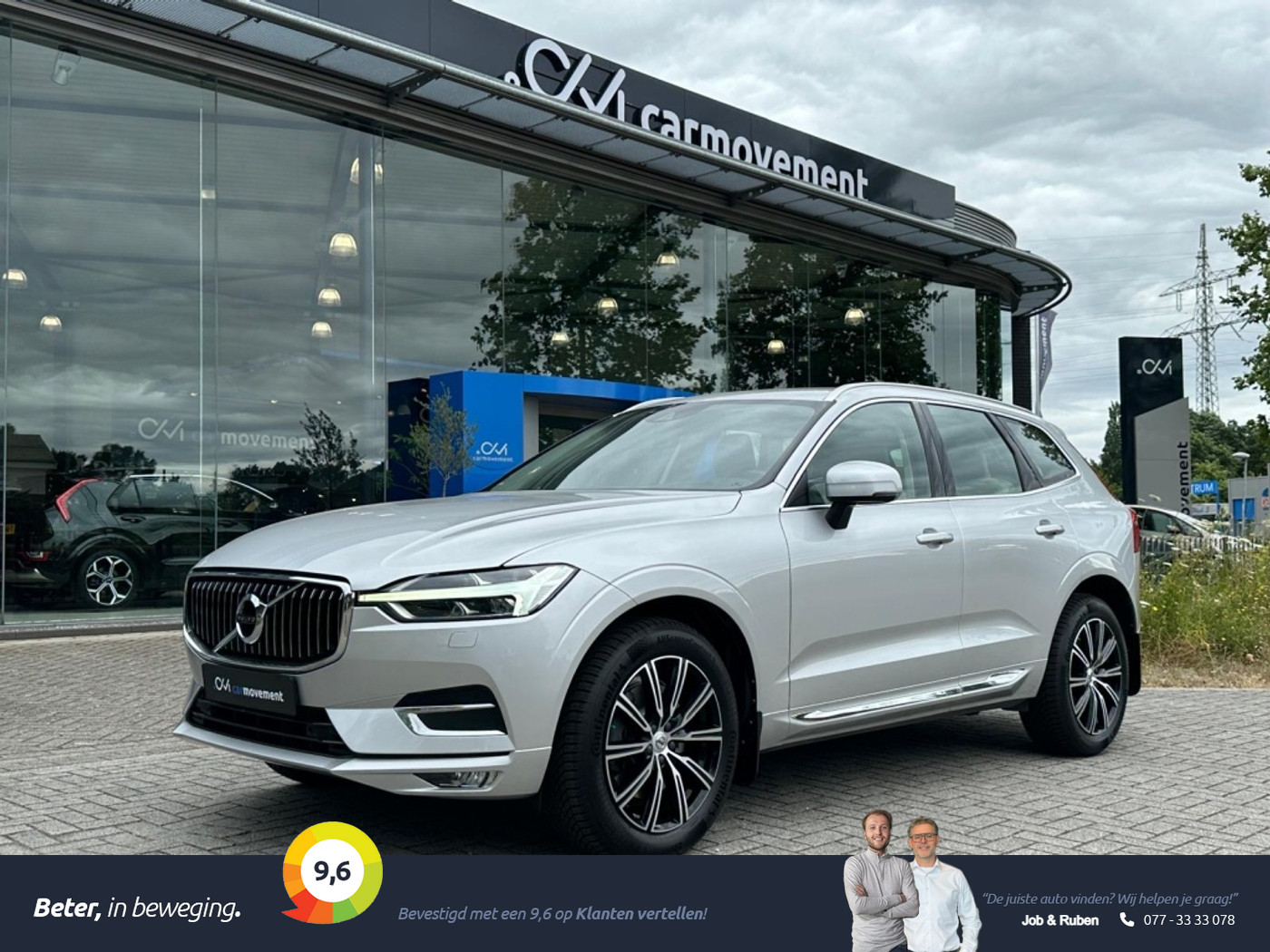 Volvo Xc60 2.0 B5 AWD Inscription I Leder I Trekhaak I Navigatie I Nieuwsta 2020 - voorkant
