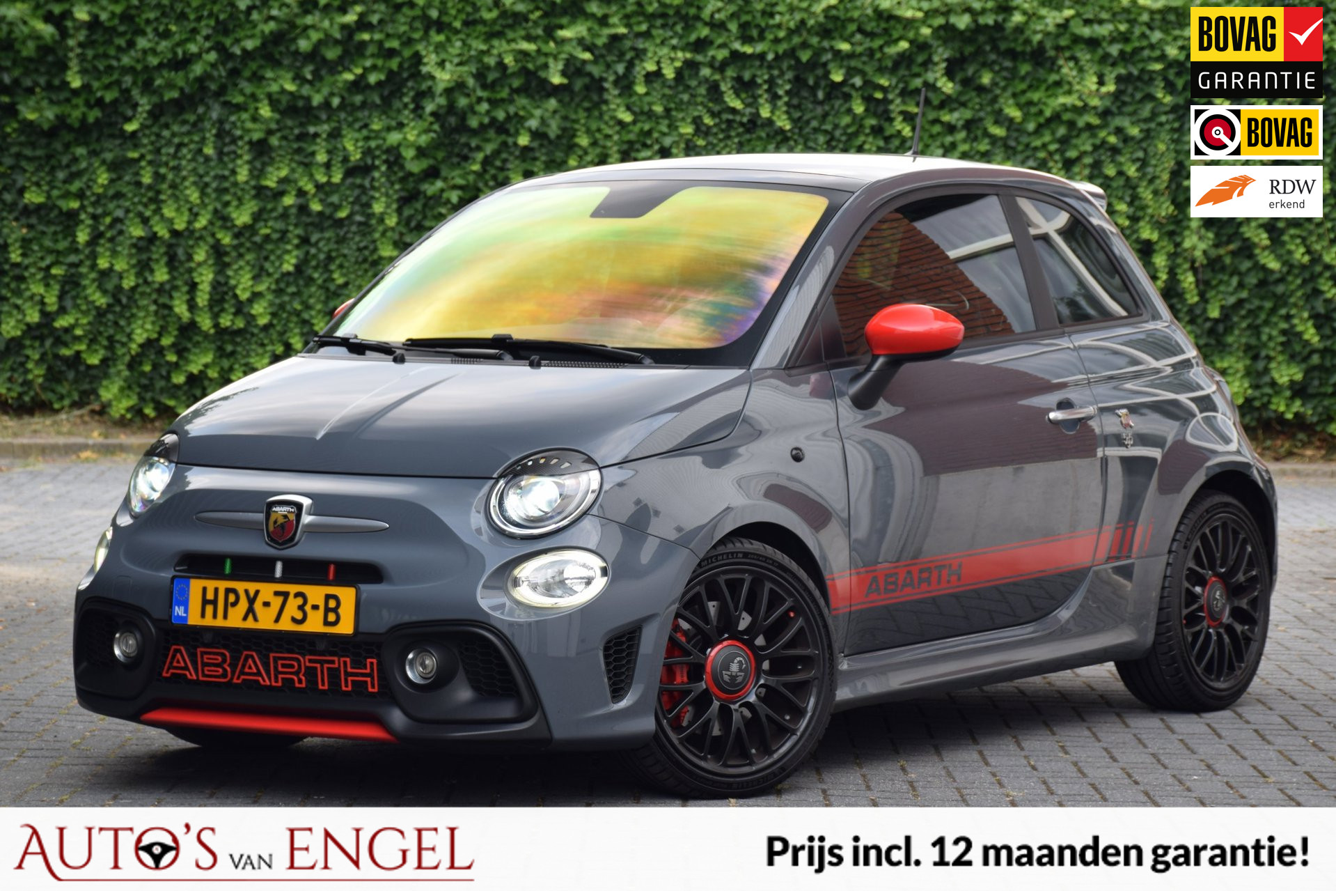 Fiat Abarth 500 Abarth Turismo Pack Rosso/Garantie/Carplay/Carbon 2019 - voorkant