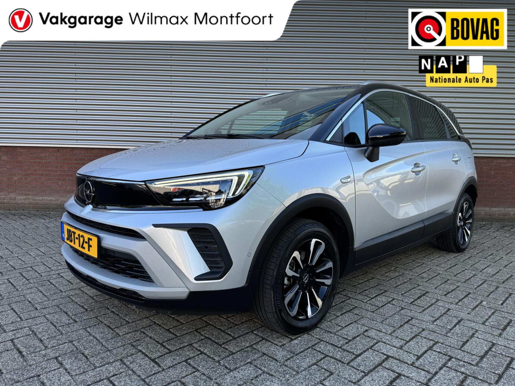 Opel Crossland 1.2 Turbo Elegance|Pano|Camera|Carplay|Cruise|Dodehoek|Navi|Parkeersensoren| 2024 - voorkant