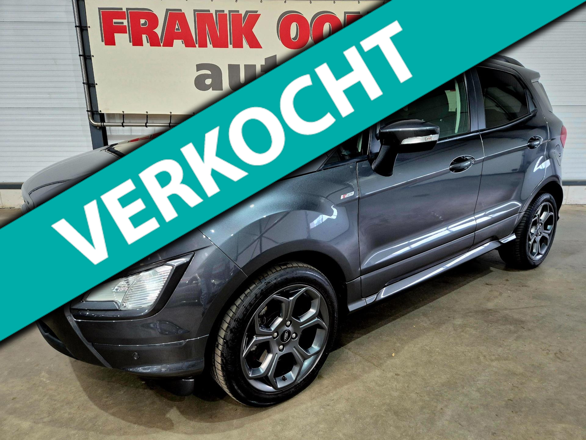 Ford Ecosport 1.0 EcoBoost 125PK  ST-Line + LED|Keyless|B&O|Navi|Apple|Android|DAB|Sfeerverl.|Leder/Alcantara|Camera|PDC|17"LMV 2022 - voorkant