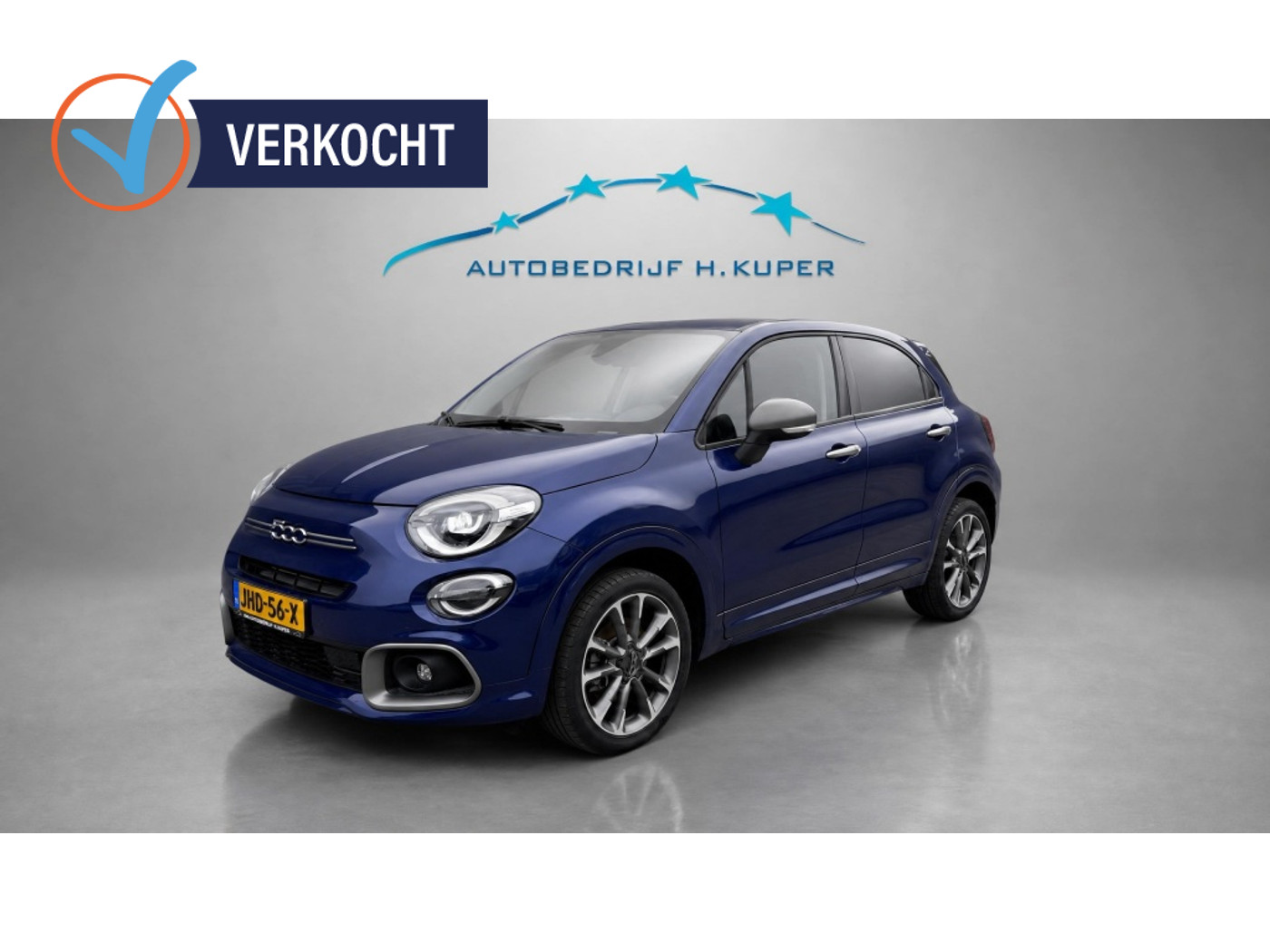 Fiat 500x 1.5 Hybrid Sport | Adapt. Cruise | Camera | Navi | CarPlay/Andro 2024 - voorkant