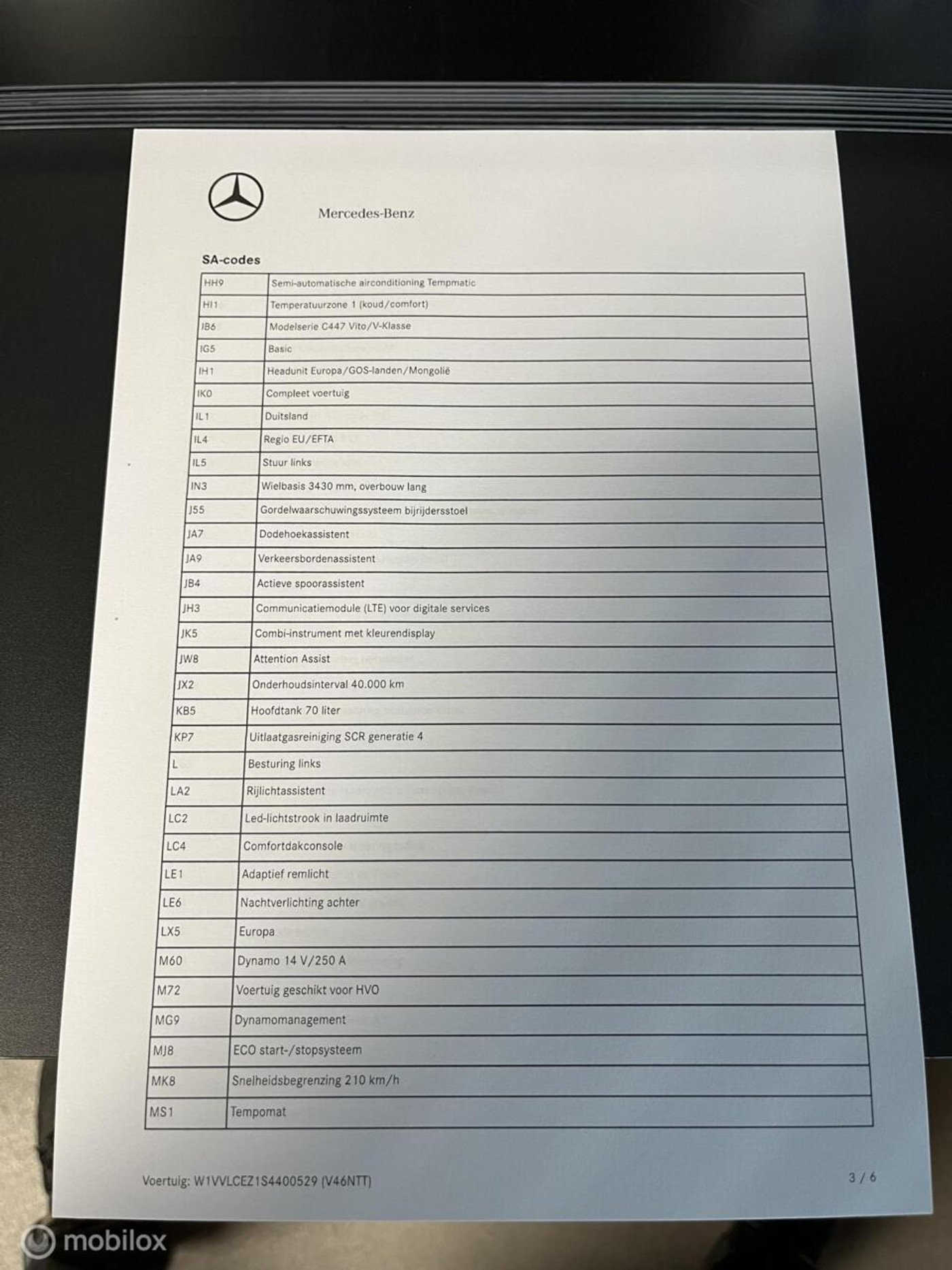 Foto van Mercedes-Benz Vito