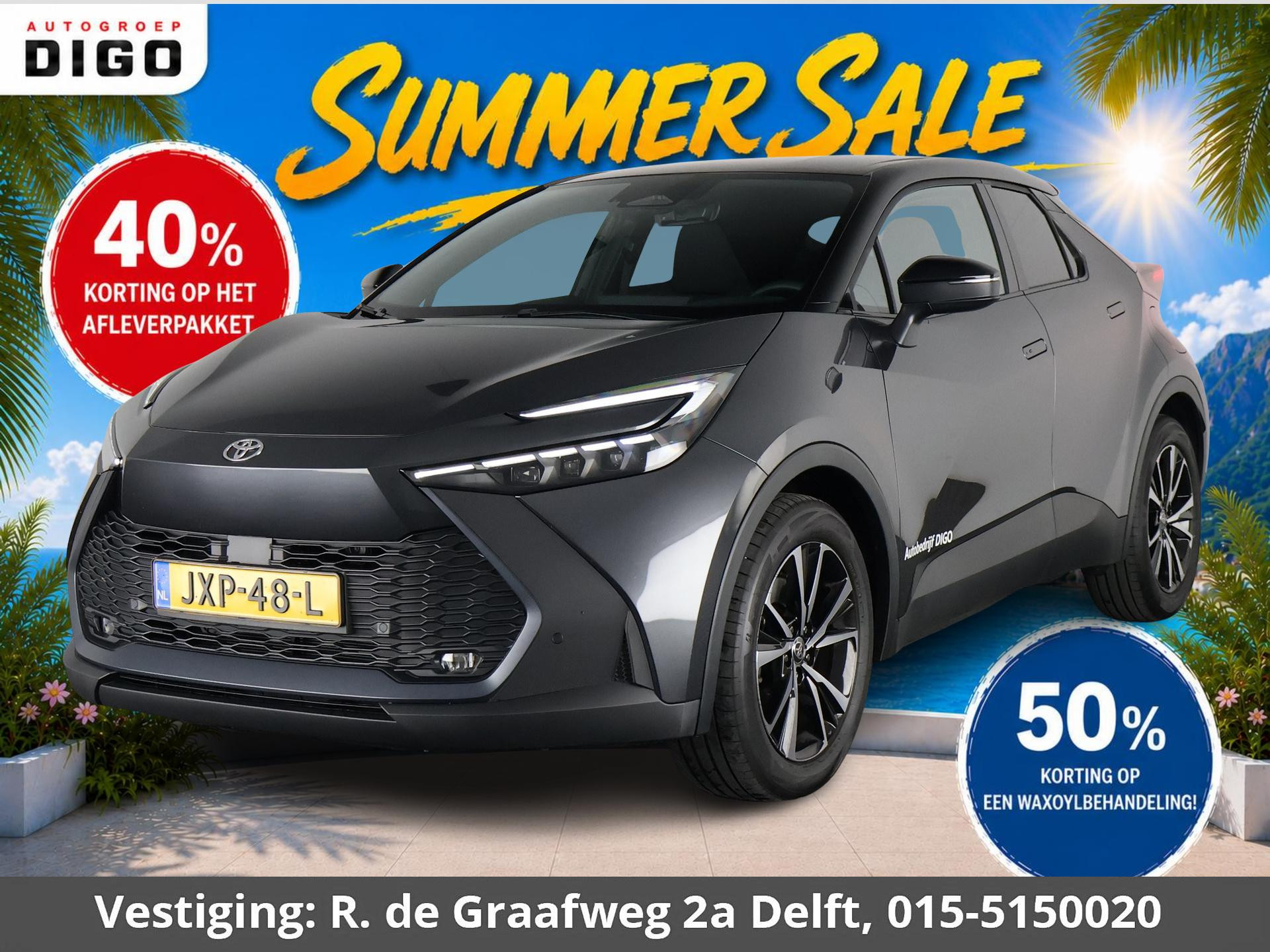 Toyota Toyota C-hr 2.0 Plug-in Hybrid 220 Dynamic 2025 - voorkant