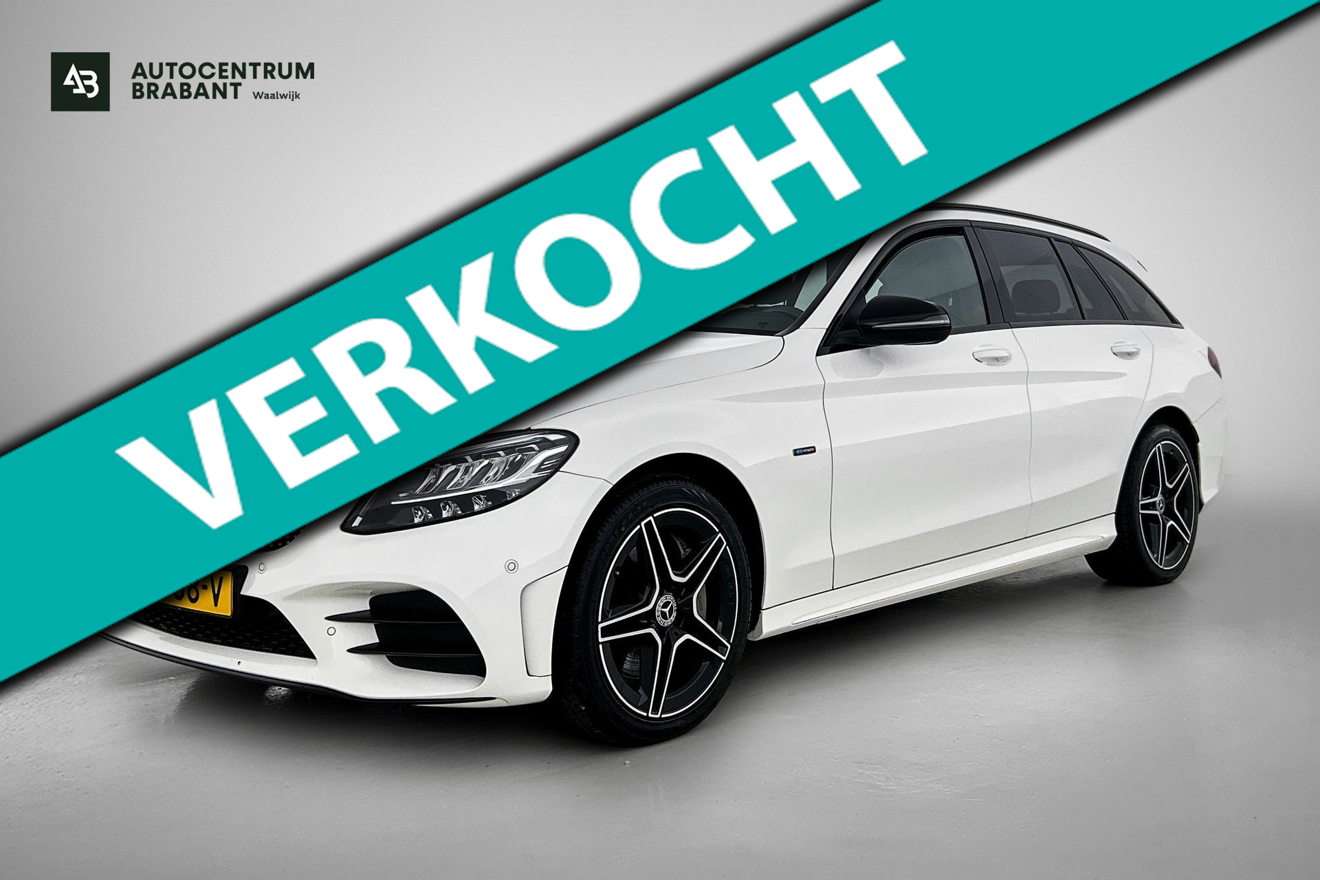 Mercedes-Benz C 300 E 300 e AMG Line(Dealer OnderH, Camera, Dodehoek, StoelV, Carplay, Parkeersensoren, Etc) 2020 - voorkant