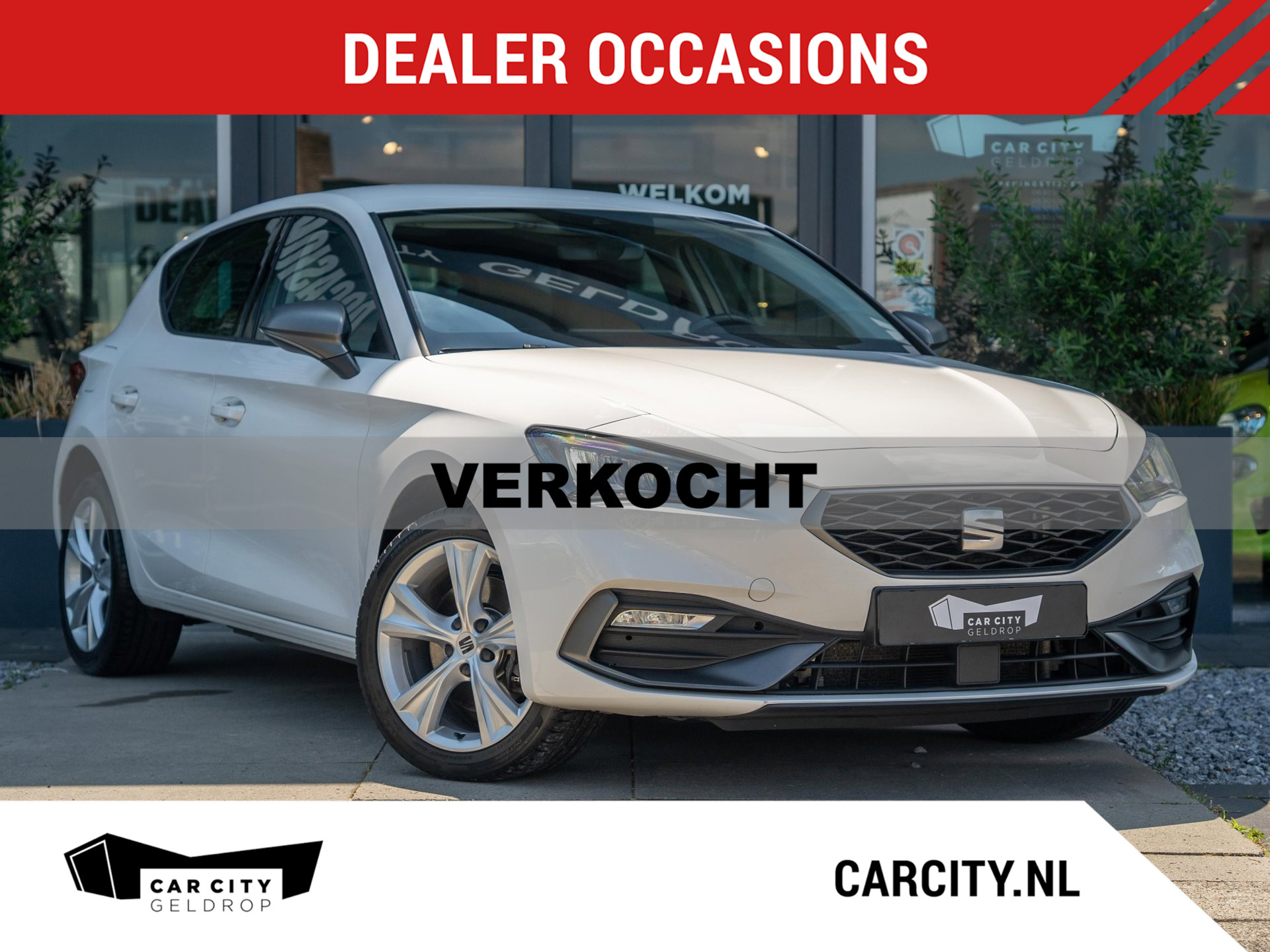 Seat Leon 1.4 TSI eHybrid 204pk PHEV FR Business / Carplay / Adaptief / Camera 2022 - voorkant