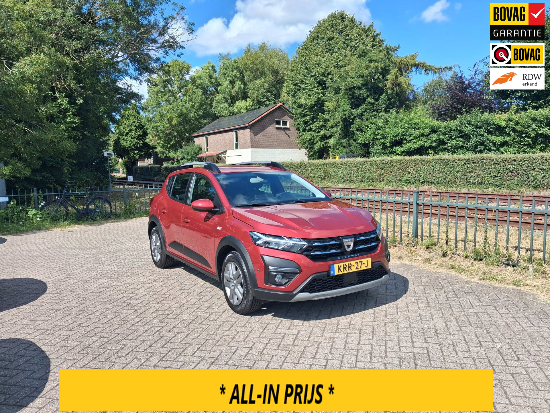 Dacia Sandero 1.0 TCe 100 ECO-G LPG G3 Expression airco navi ALLINPRIJS 2022 - voorkant