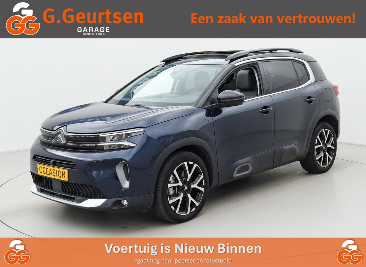Citroen C5 Aircross 225PK Hybrid Shine, Panoramadak, 2023 - voorkant