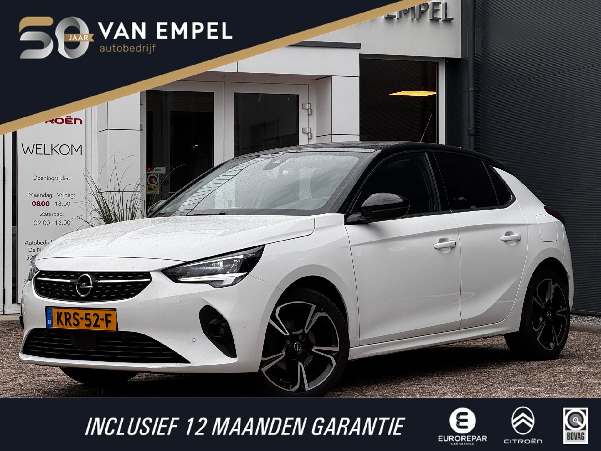 Opel Corsa 1.2 Sport Sky| Panoramadak | Camera | PDC Voor + Achter | Climate control | Stoelverwarming 2021 - voorkant