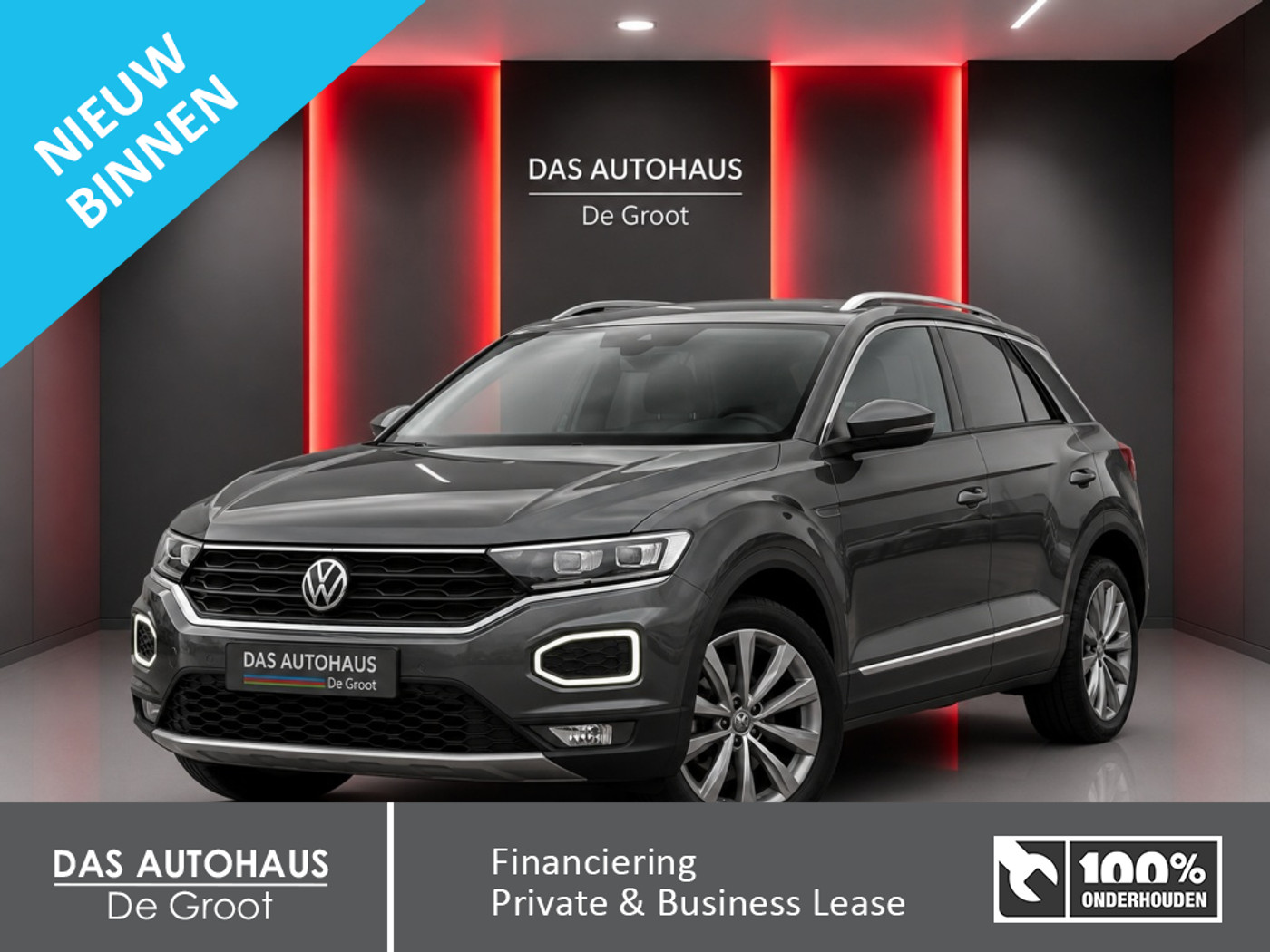 Volkswagen T-roc 1.5TSI 150pk DSG Sport | ACC | Camera | Trekhaak 2022 - voorkant