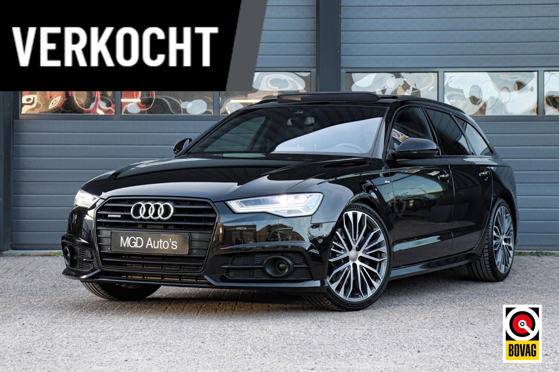 Audi A6 Avant 2.0 TFSI Quattro 2x S-Line /LED-MATRIX/PANODAK/CAMERA/CARPLAY/STOELVERW V+A/ACC! 2018 - voorkant