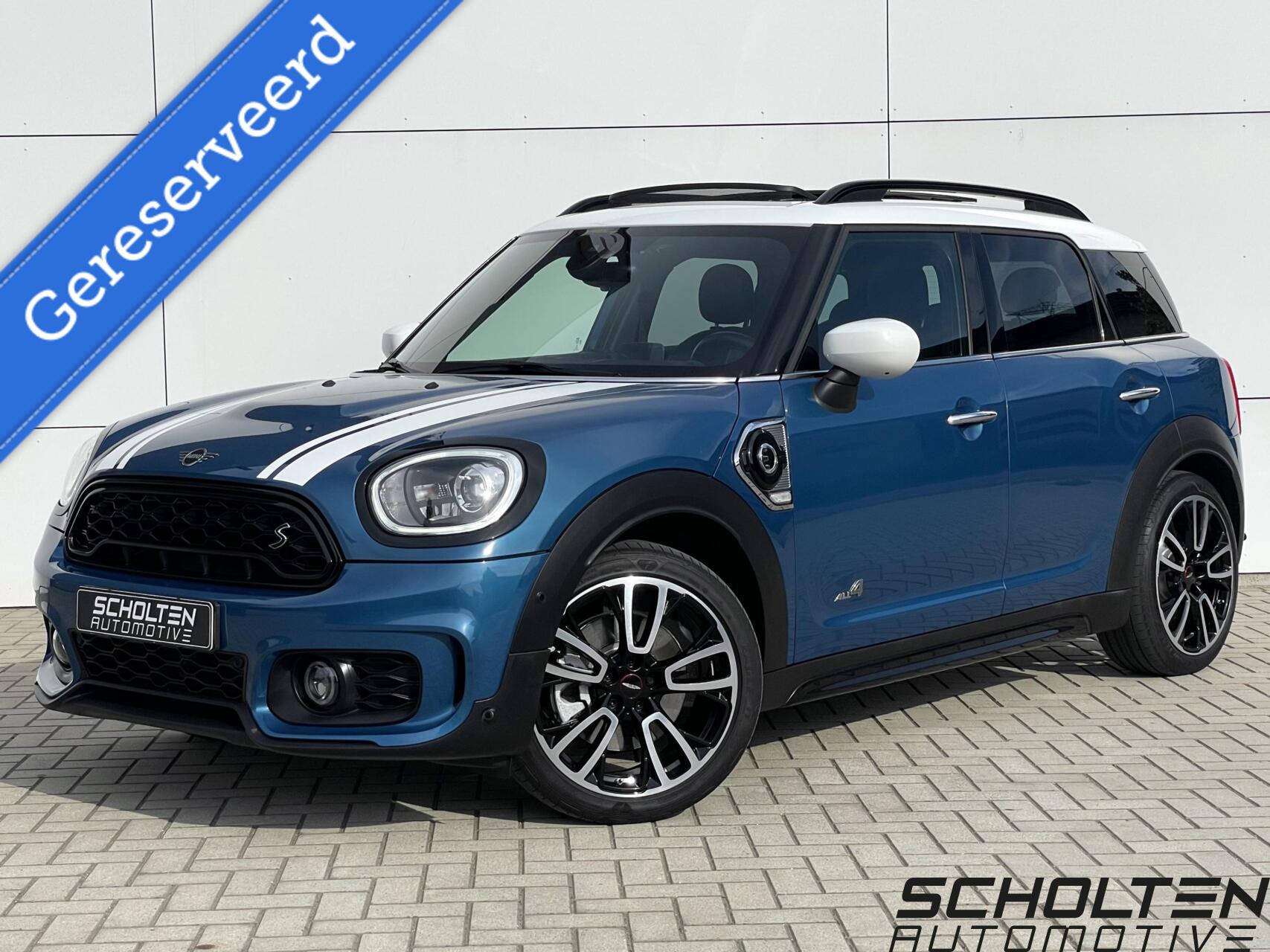 Mini Countryman Cooper Se All4 1.5 Cooper S E ALL4 Chili JCW Pano Leder H&K Carplay Camera 2019 - voorkant