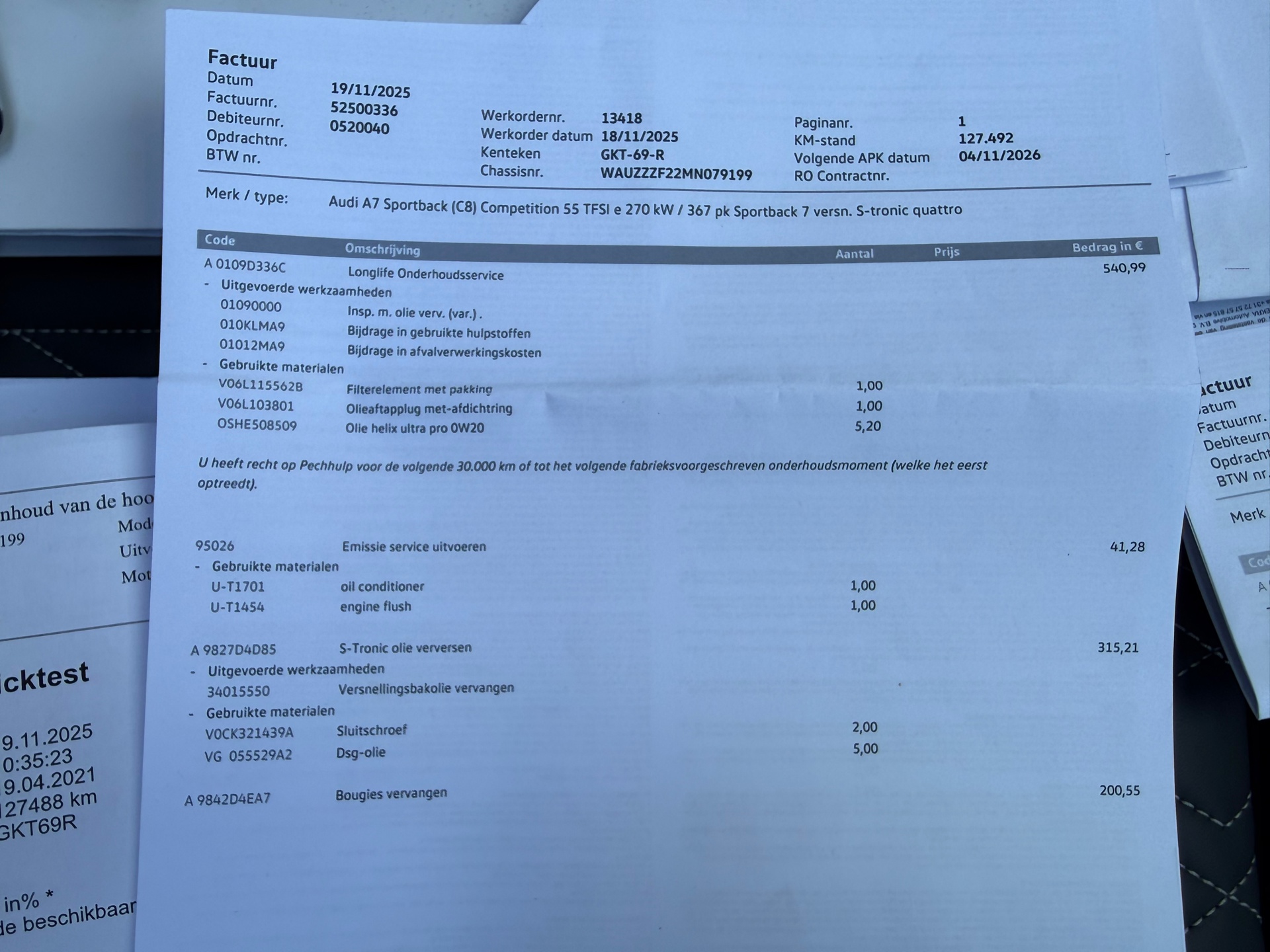 Foto van Audi A7 55 TFSI E