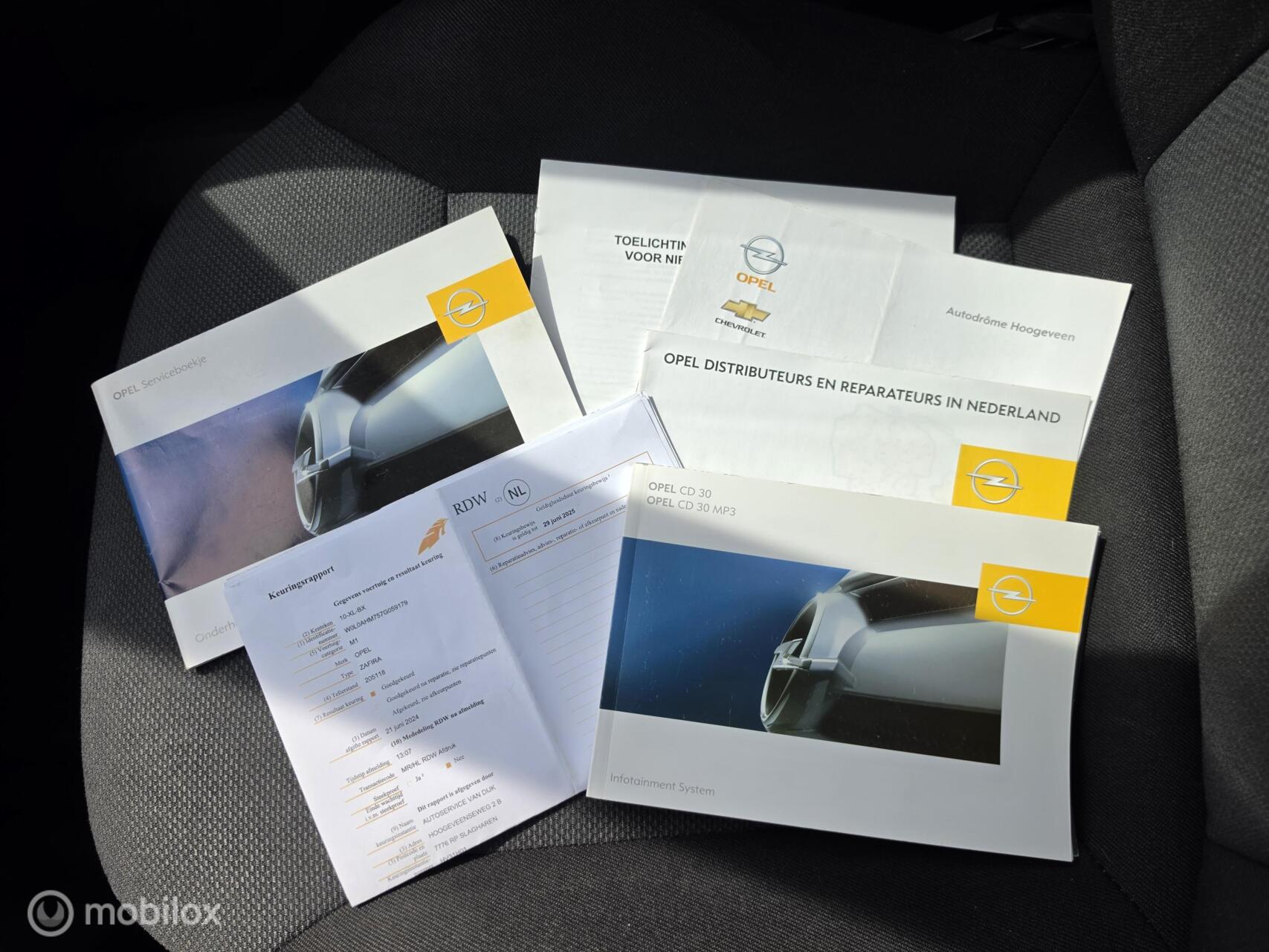 Foto van Opel Zafira