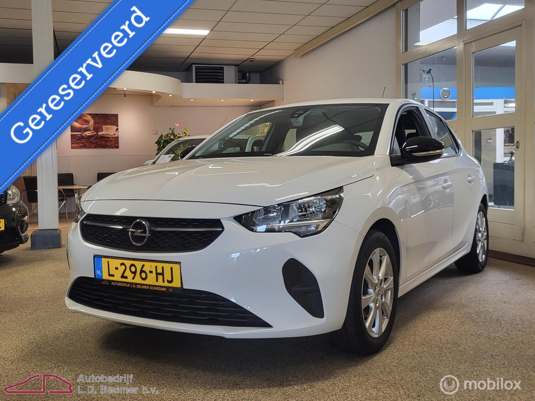 Opel Corsa 1.2 Edition *NL, ANDROID NAVI, TRKHK, RIJKLAARPRIJS!* 2021 - voorkant