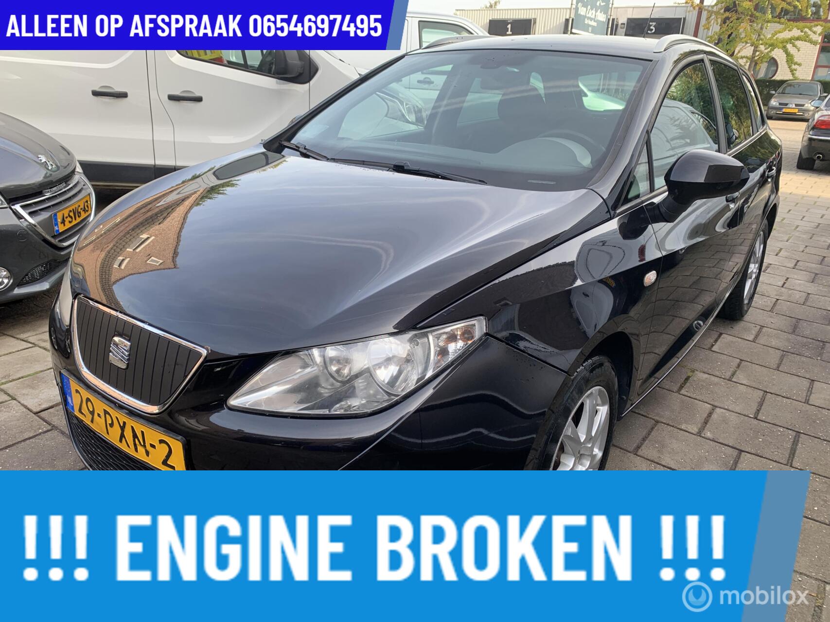 Seat Ibiza ST 1.2 TDI Style Ecomotive 275.DKM MOTOR SCHADE 2011 - voorkant