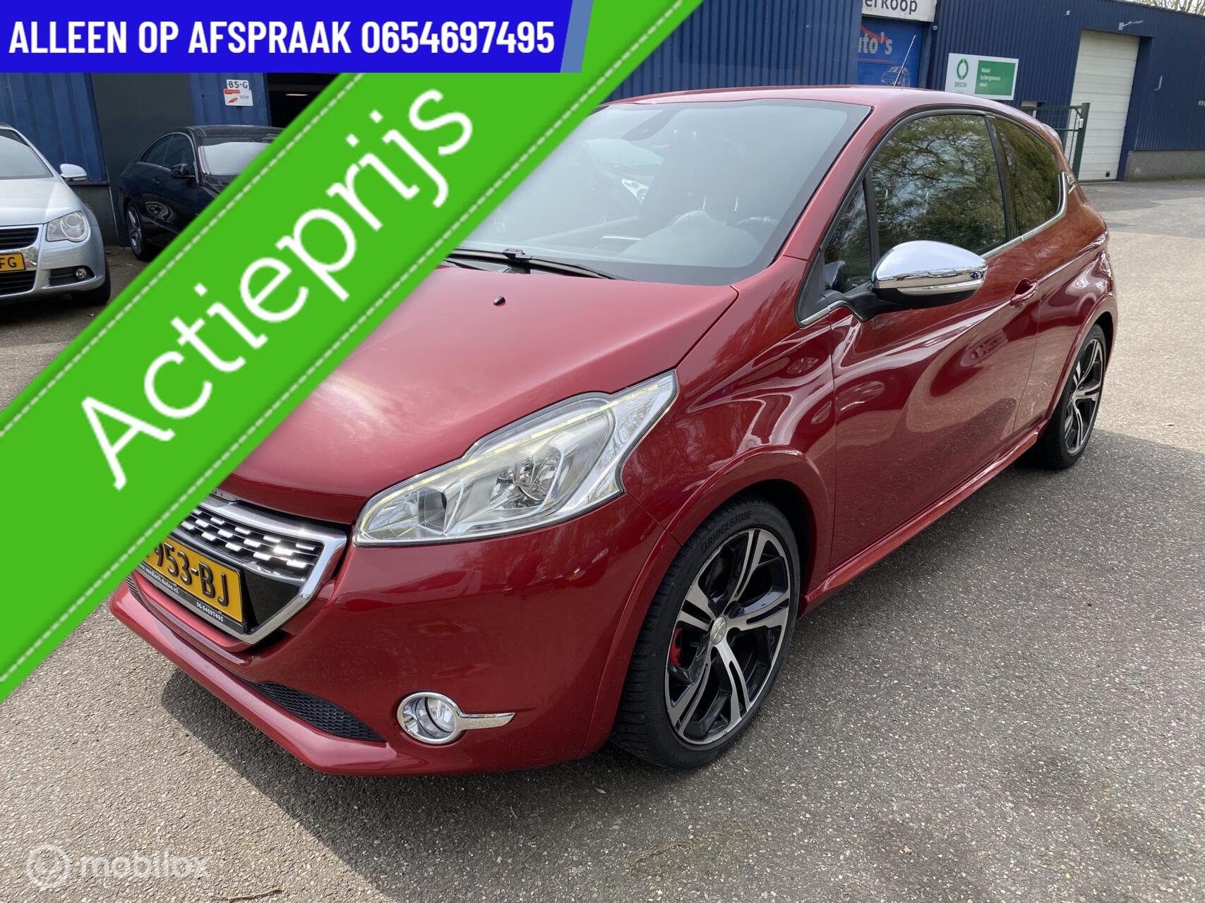Peugeot 208 1.6 GTi 200 pk 104.DKM CLIMA LEDER CRUISE 2014 - voorkant