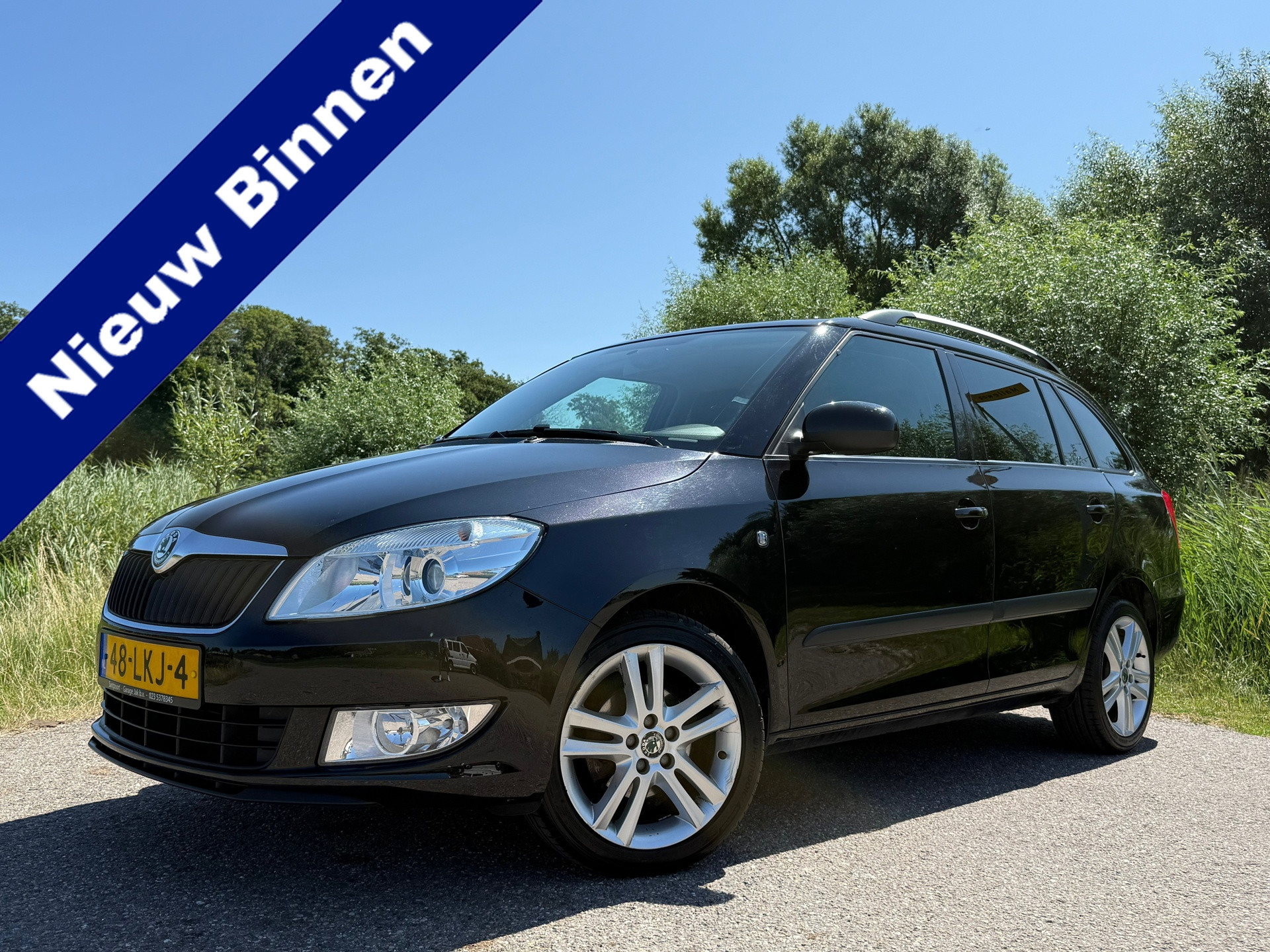 Skoda Fabia 1.2 TSI Dynamic 1e Eigenaar slechts 79.395 km Clima Trekhaak 16" Velgen AUX PDC Cruise Goed Onderhouden! 2010 - voorkant