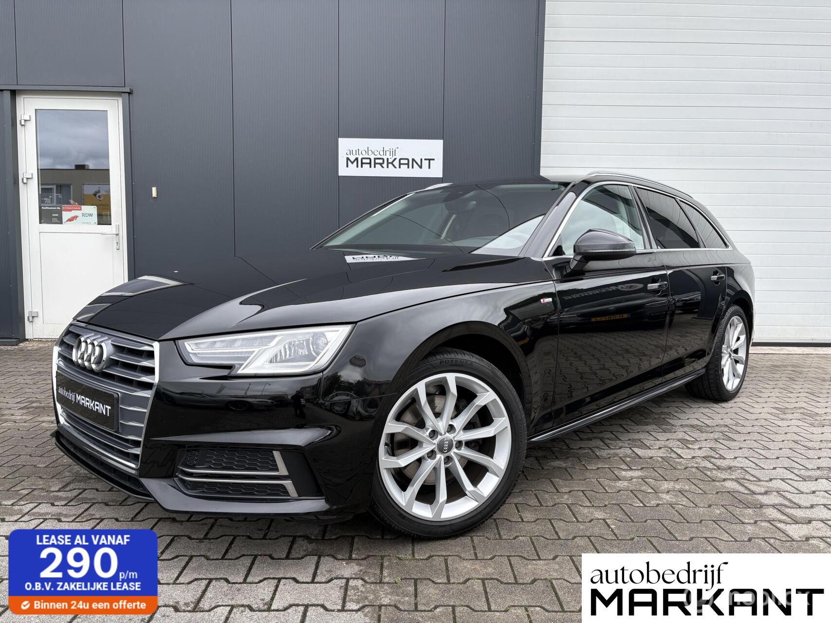 Audi A4 Avant 1.4 TFSI Sport S-line LED / Trekhaak / Navi 2018 - voorkant