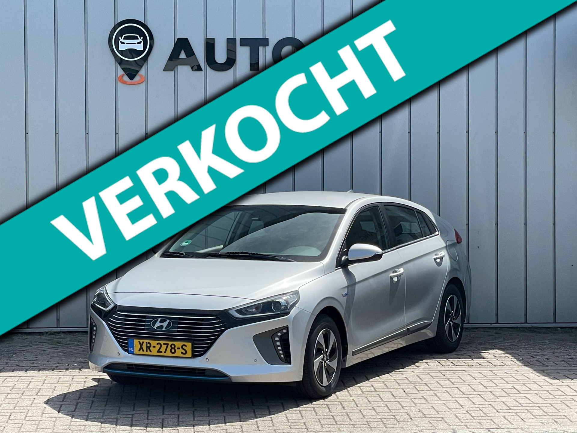 Hyundai Ioniq 1.6 GDi Comfort automaat 1E EIG ORG NL DEALEROND|CAMERA|VIRTUAL.COCKPIT|CRUISE.CONTROL|NAVI|LANE.ASSIST|HANDSFREE 2019 - voorkant
