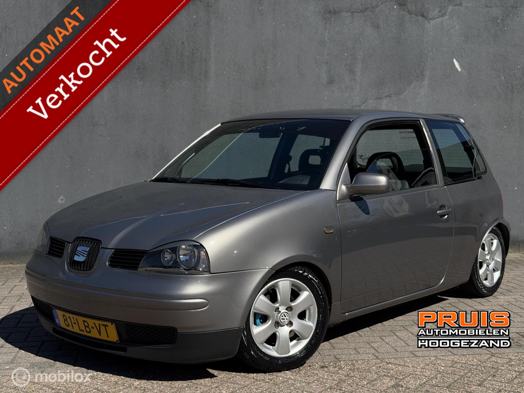 Seat Arosa 1.4i Signo -AUT-SCHROEFSET- Apk (08-2026)  *INRUIL MOGELIJK* 2002 - voorkant