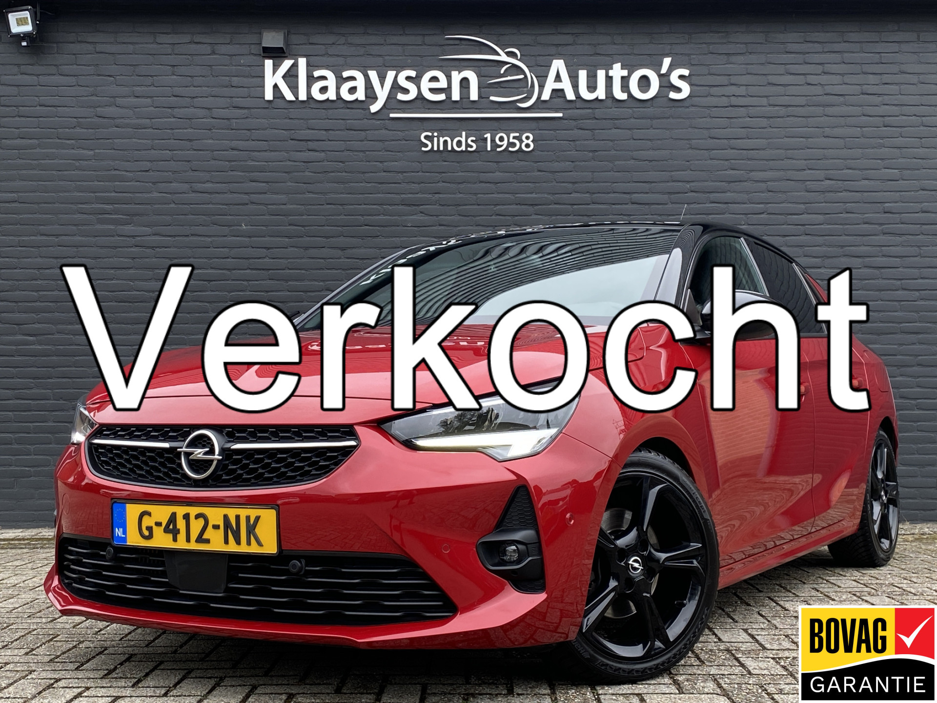 Opel Corsa 1.2 GS Line 101 pk | navigatie | panoramadak | stoel-stuurverwarming | camera | sportstoelen | two tone kleur 2019 - voorkant
