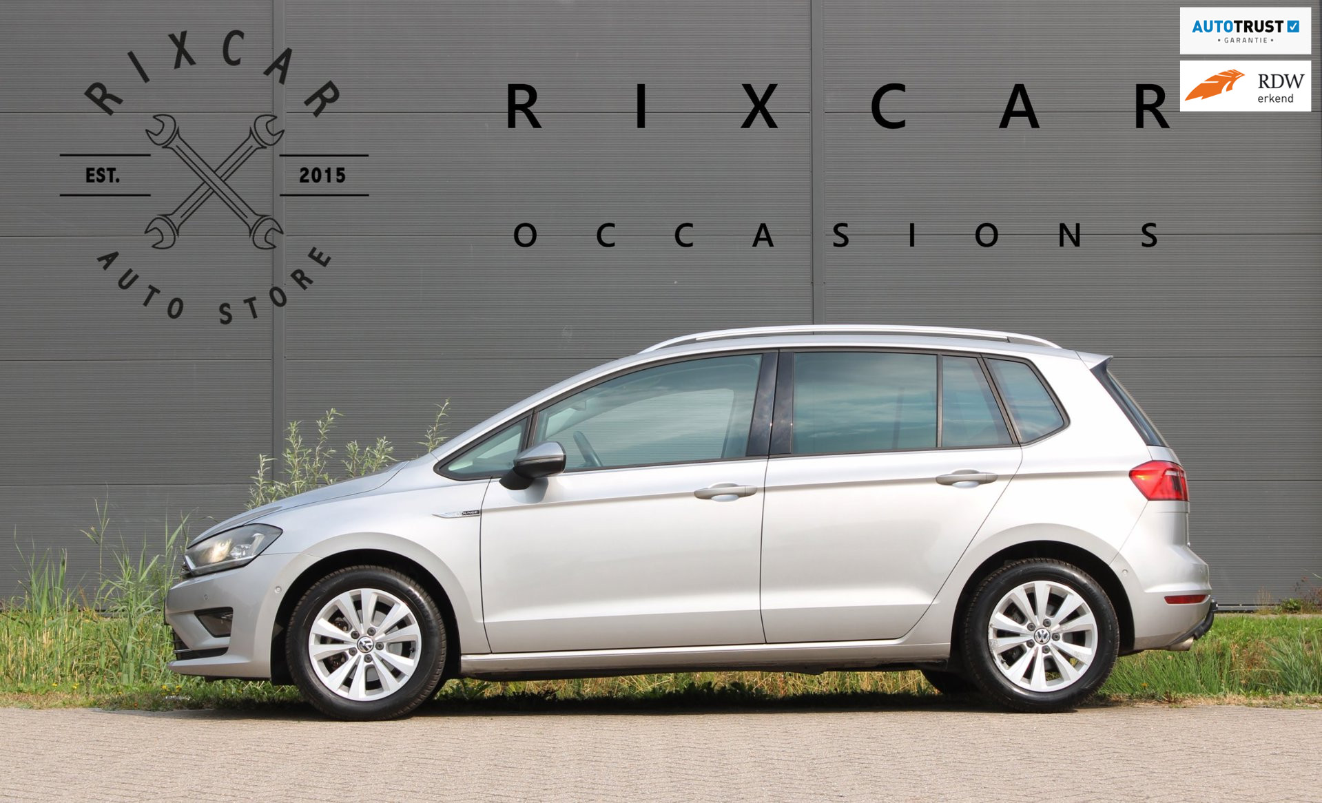 Volkswagen Golf Sportsvan 1.4 TSI Highline Automaat AllSeason Trekhaak Stoelverwarming LED !!NIEUWBINNEN!! 2015 - voorkant