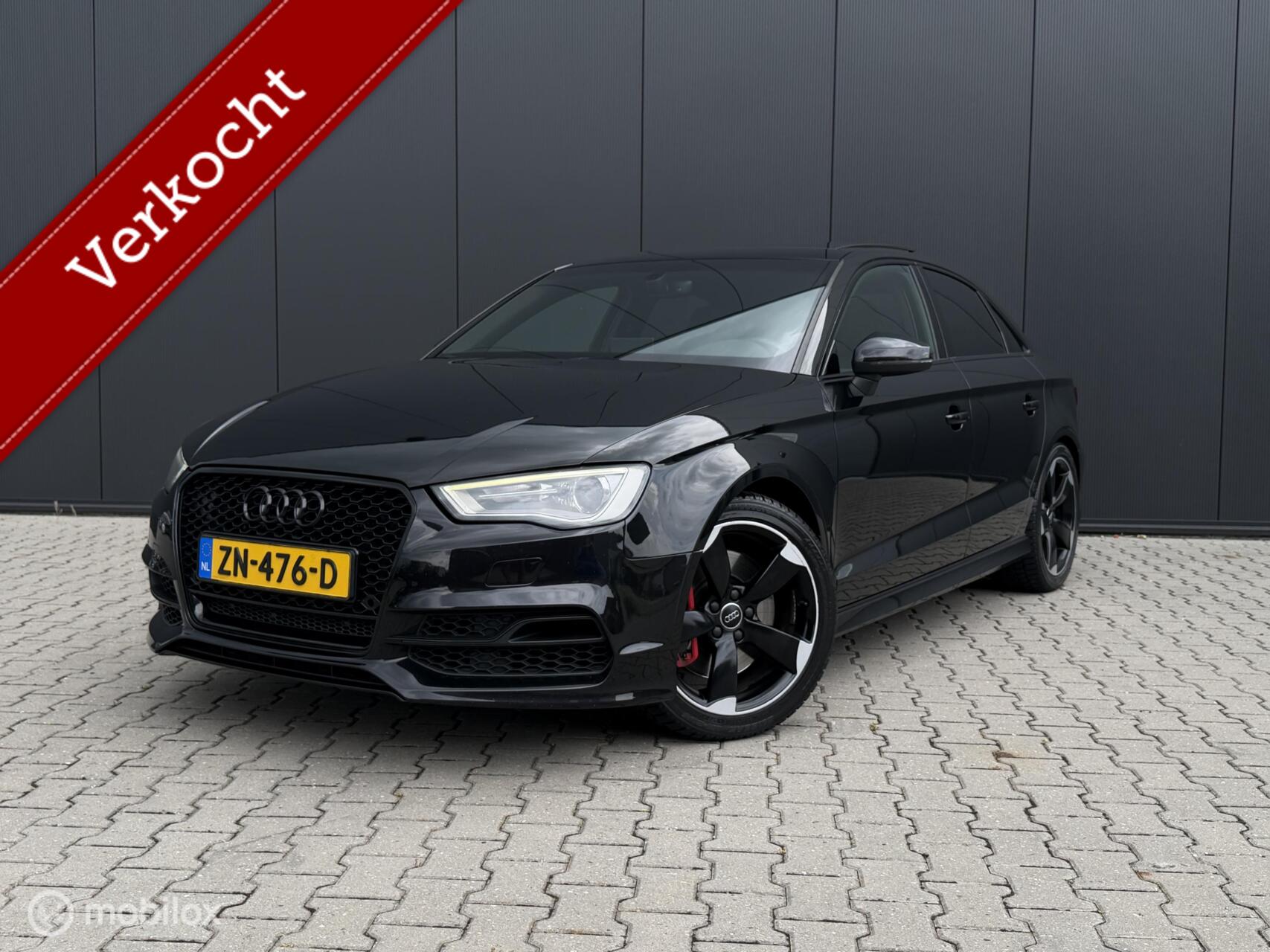 Audi S3 Limousine 2.0 TFSI Quattro/Pano/Stage 2/RS stoelen/B&O/Ambient 2016 - voorkant