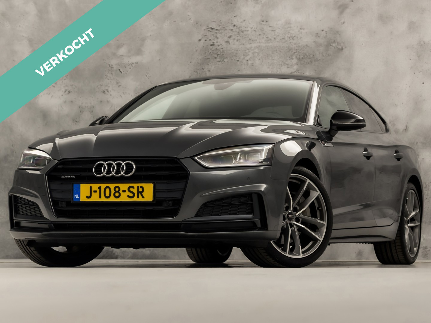 Audi A5 Sportback 2.0 TFSI MHEV Quattro S-Line Sport 2017 - voorkant