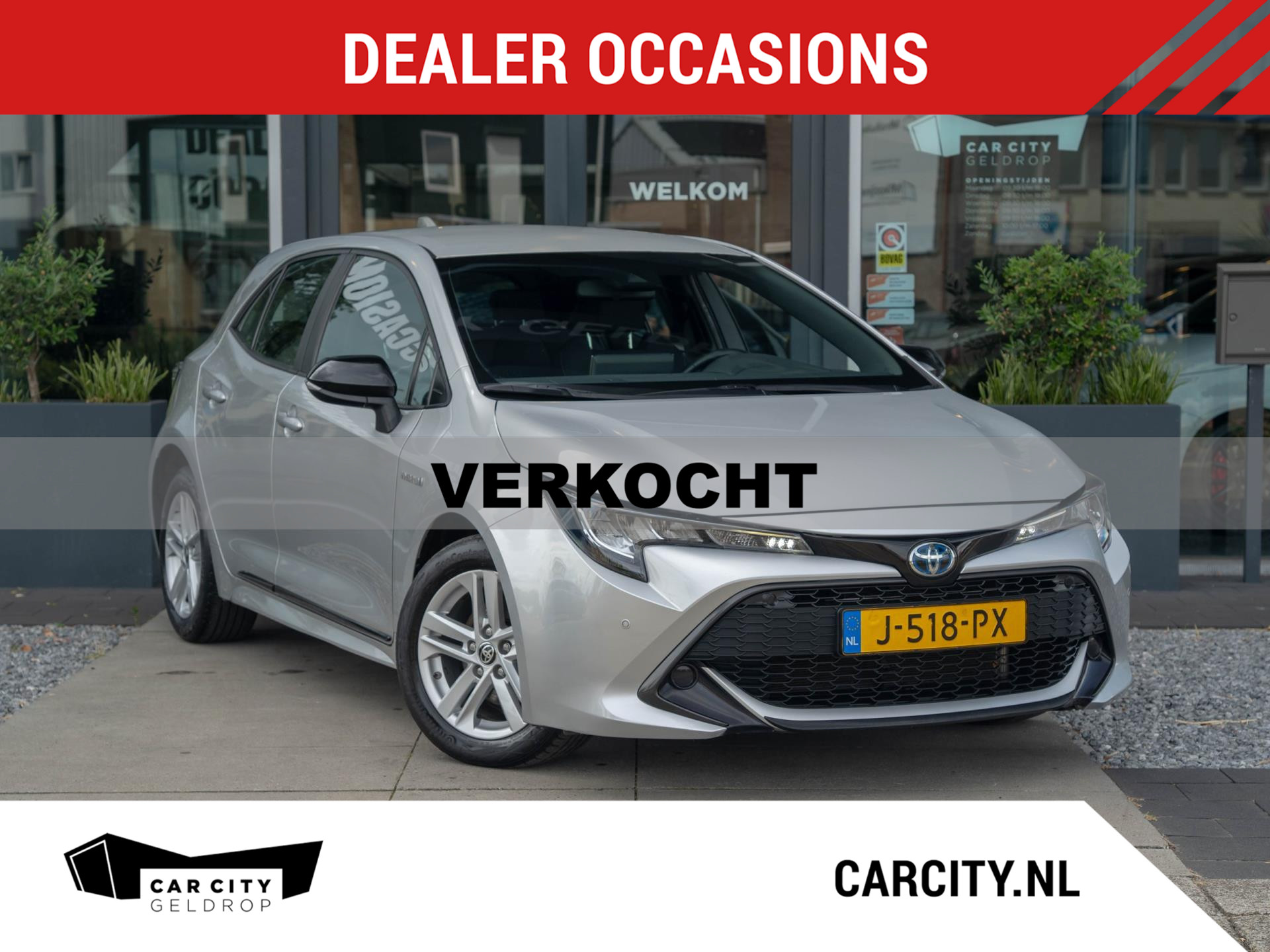 Toyota Corolla 1.8 Hybrid Business / Carplay / ACC / Camera / Full map / LED / NL auto 2020 - voorkant