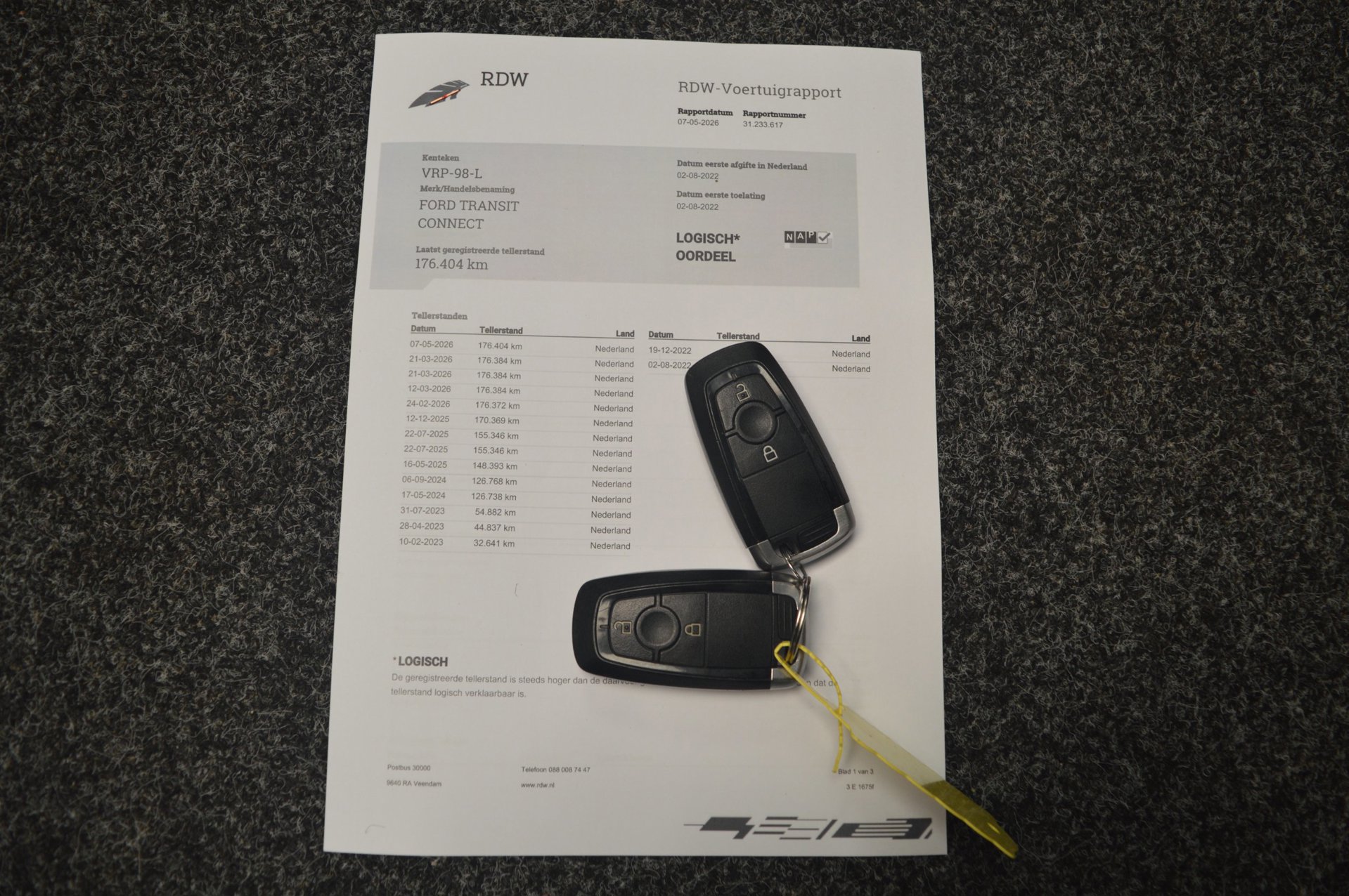 Foto van Ford Transit Connect