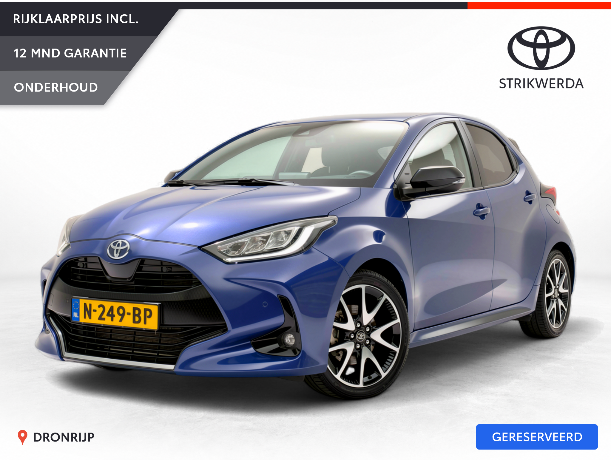 Toyota Toyota Yaris 1.5 Hybrid Executive 2021 - voorkant