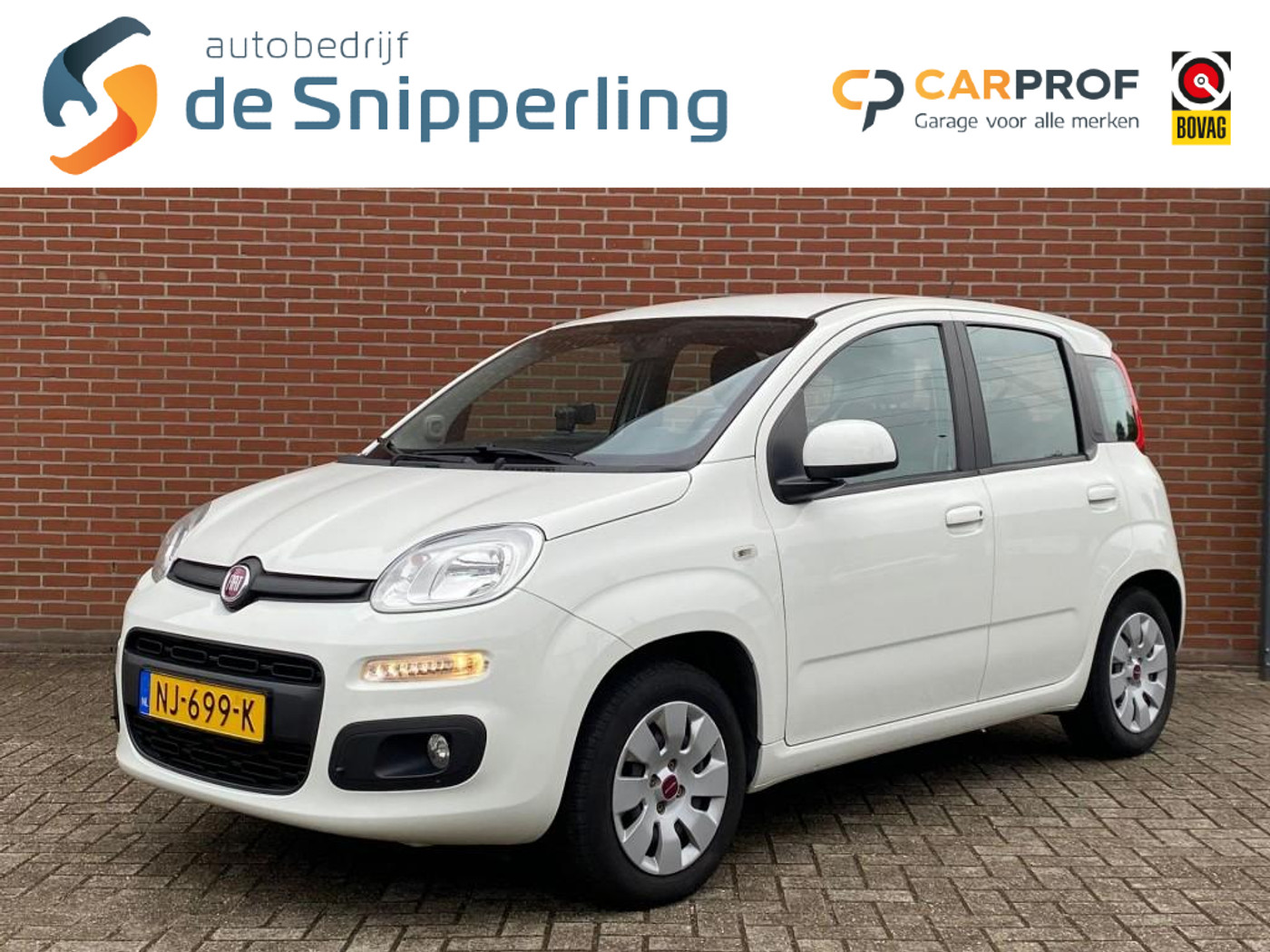 Fiat Panda 0.9 TWINAIR LOUNGE AUTOMAAT PDC AIRCO BLUETOOTH 2017 - voorkant