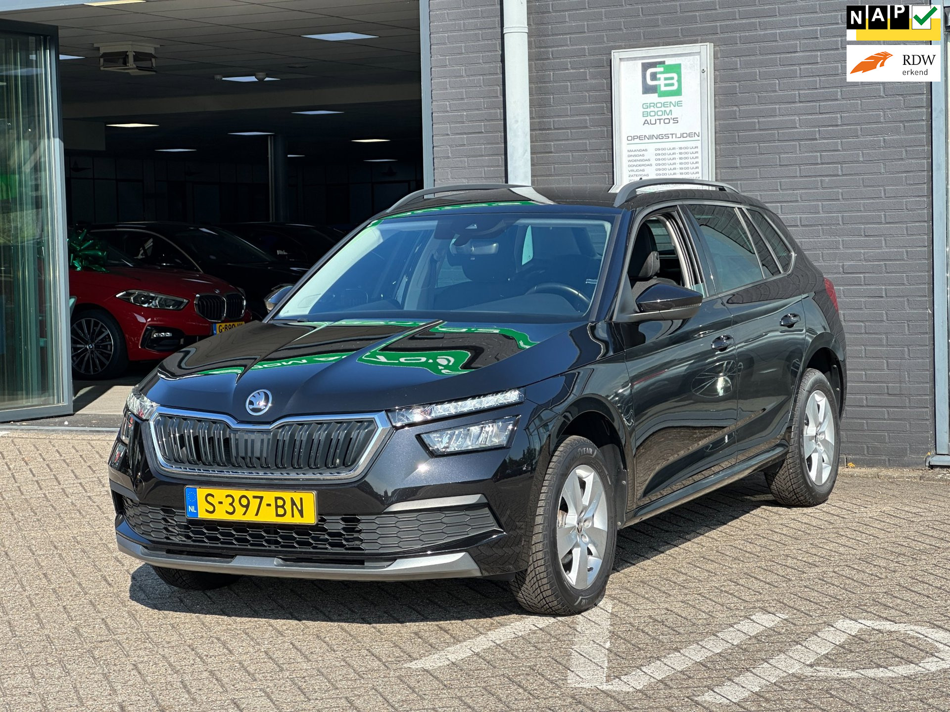 Skoda Kamiq 1.0 TSI Ambition/1STE EIG/APP-CONNECT/PDC/AIRCO/NL-AUTO NAP!! 2023 - voorkant