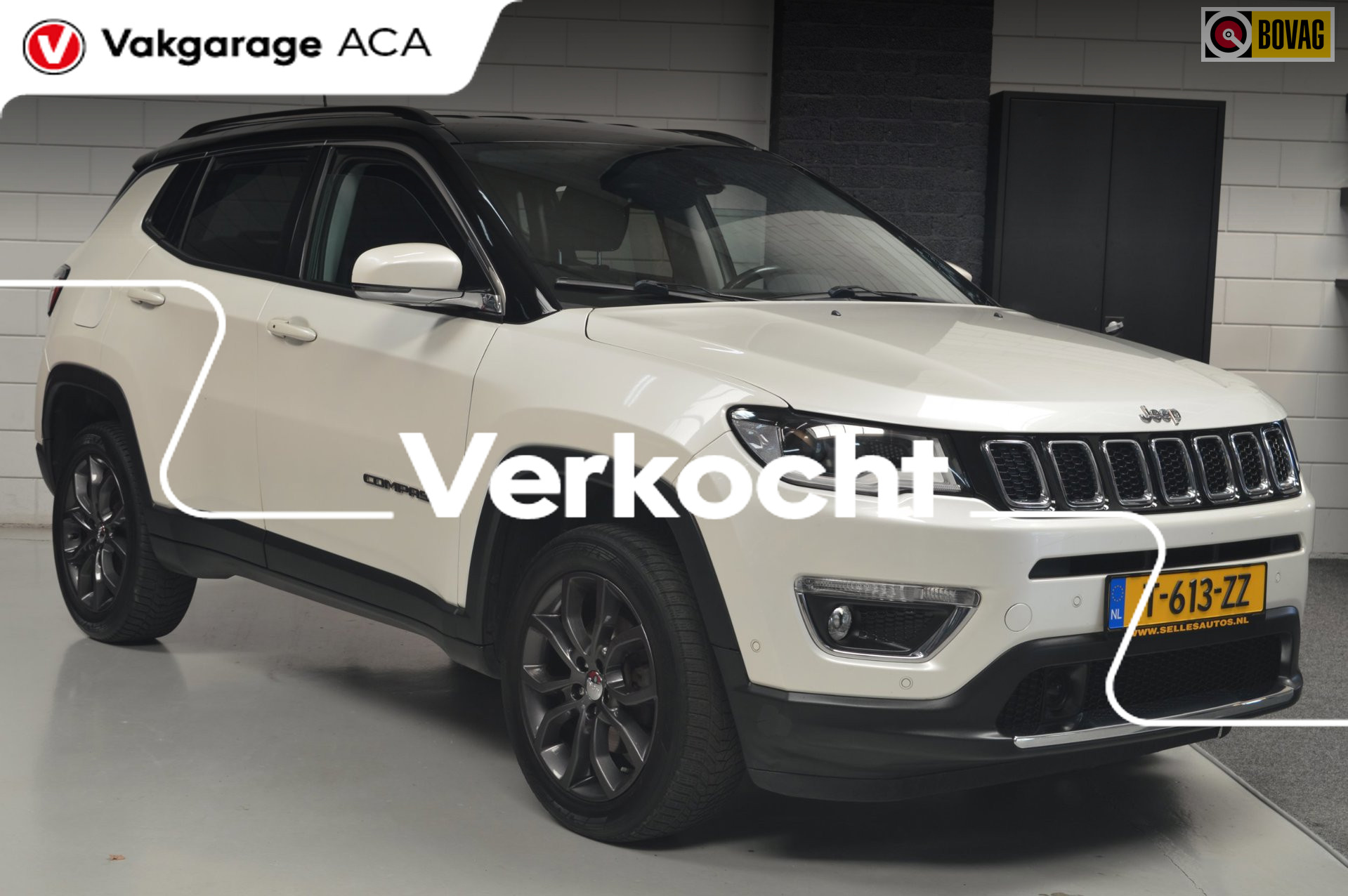 Jeep Compass 1.4 MultiAir Limited 4x4 // NAVI // CAMERA // CRUISE // PDC // STOEL&STUUR VERWARMING // 2018 - voorkant