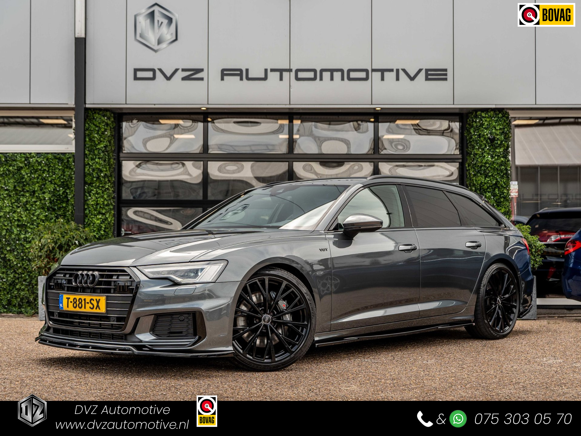Audi A6 Avant 55 TFSI V6 340PK Quattro Sport S line | Maxton | S-Sportstoelen | Matrix | Camera 2019 - voorkant