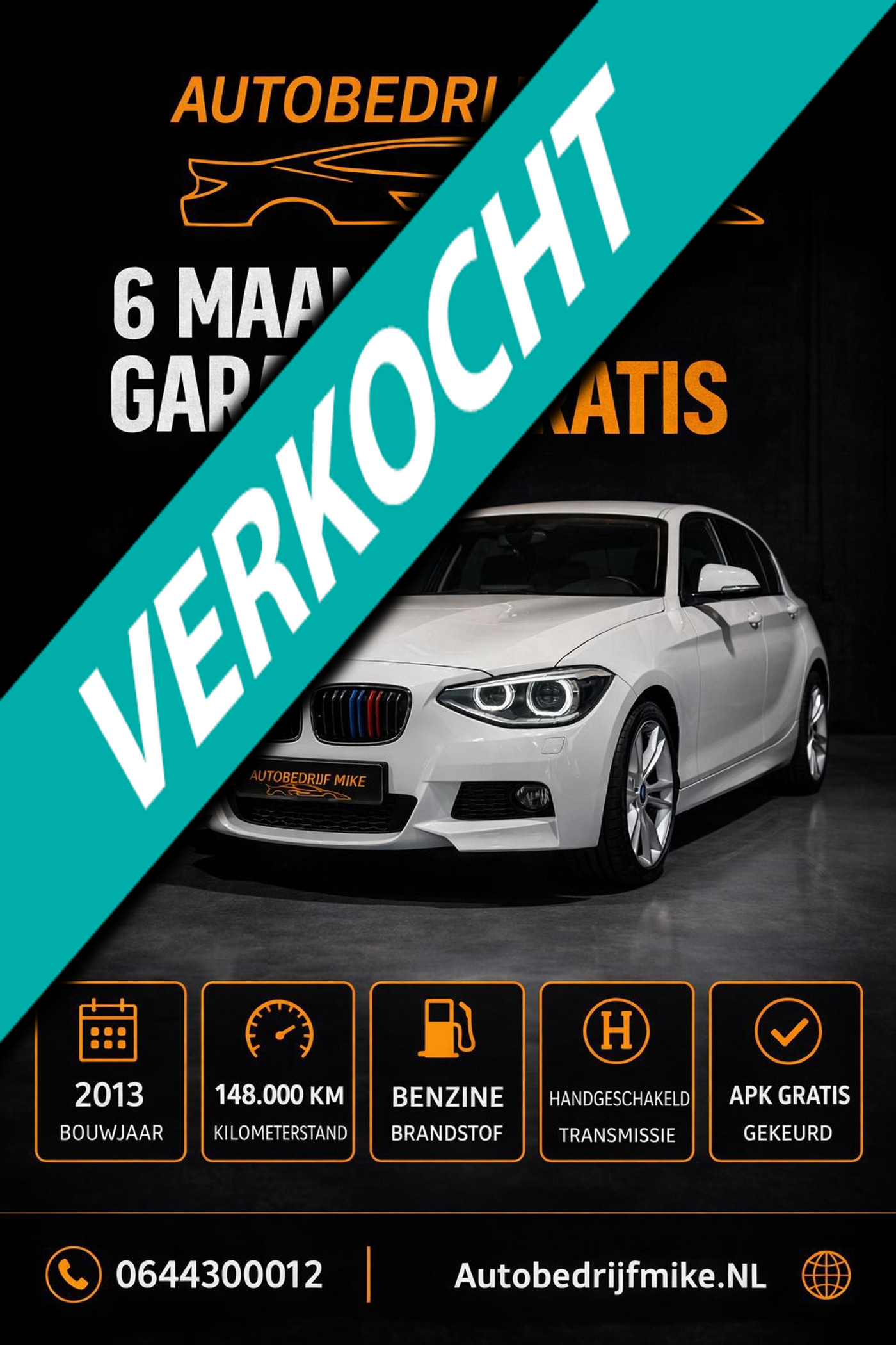 BMW 1er Reihe 116i Business Limited Edition 2012 - voorkant