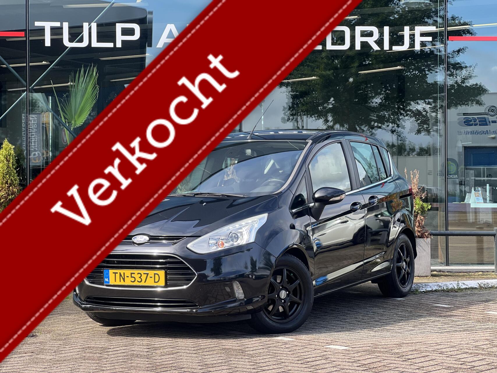 Ford B-max 1.0 EcoBoost Titanium Sony Trekhaak Goed onderhoud 2014 - voorkant