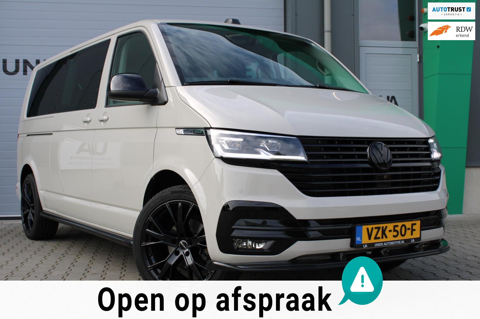 Volkswagen Transporter CARAVELLE T6.1 DSG | DUBBELE CABINE/ SCHUIFDEUR | VIRTUAL | 20" | ACC | CAMERA | 1E EIG! 2023 - voorkant