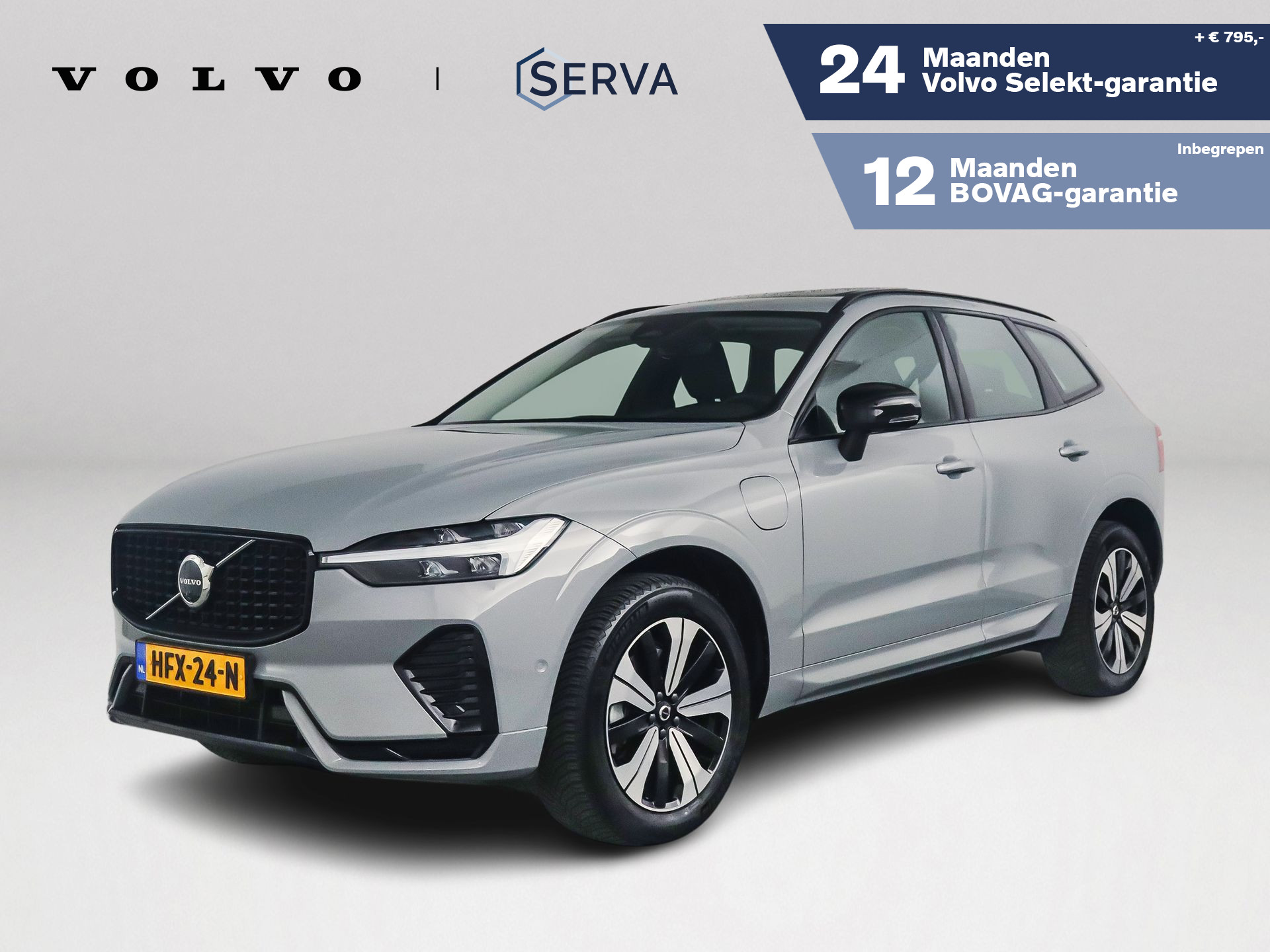 Volvo Xc60 T6 Plug-in hybrid AWD Plus Dark | Panoramadak | 360° camera | Stoel- en Stuurverwarming | Trekhaak 2025 - voorkant