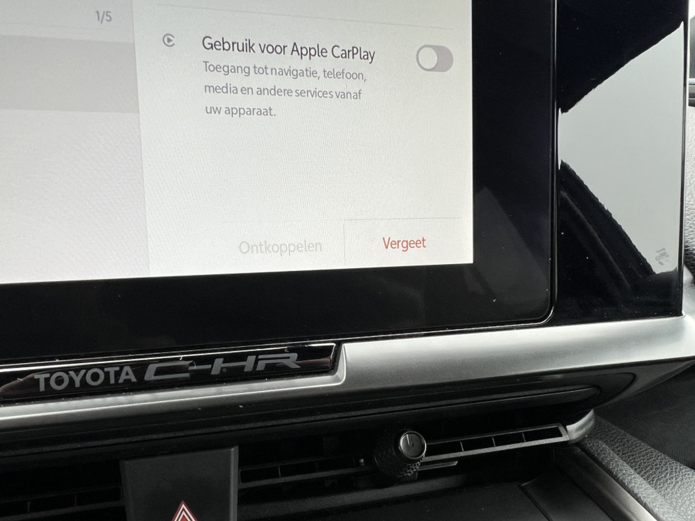 Foto van Toyota C-hr